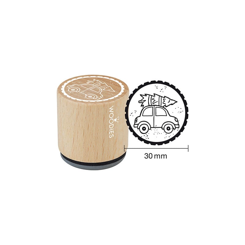 Colop Дисплей Woodies с печати Коледа, 25 броя, с включени 5 тампона, асорти - Image 12