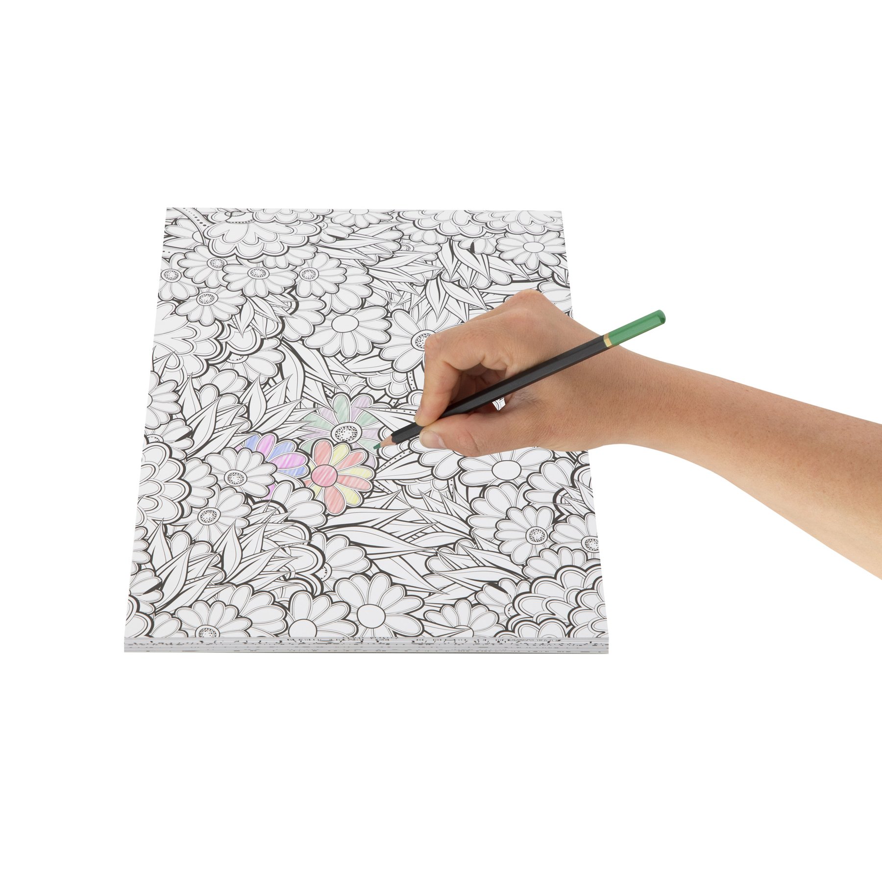Craft ID Книжка за оцветяване Цветя, А4, 20 листа - Image 4