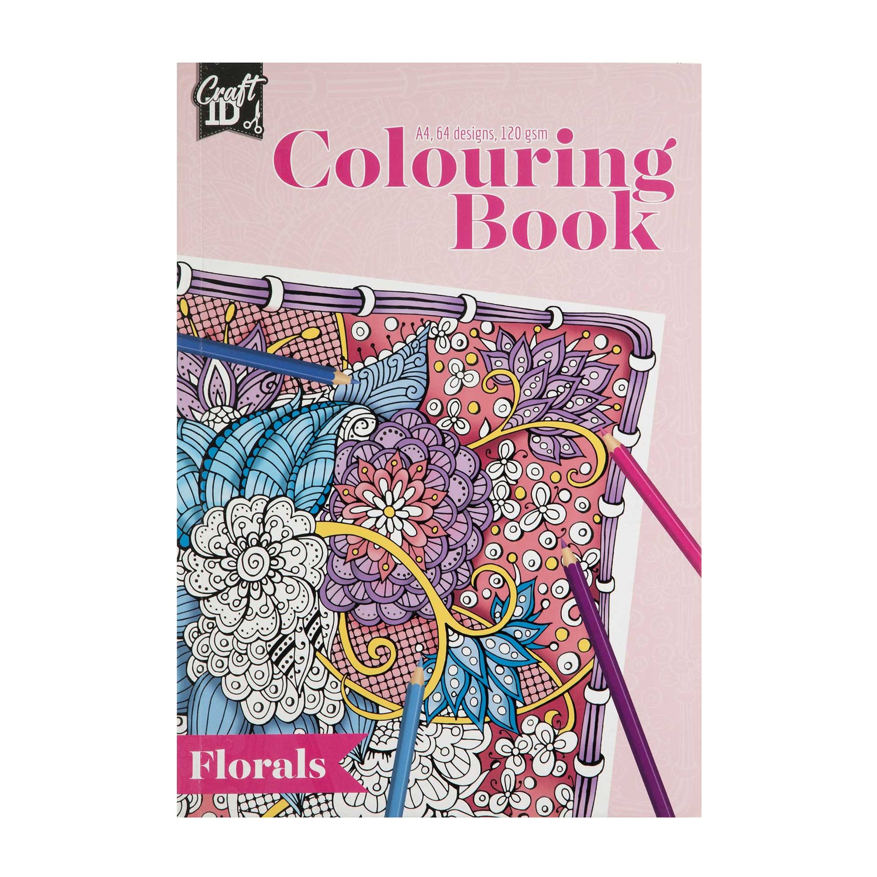 Craft ID Книжка за оцветяване Цветя