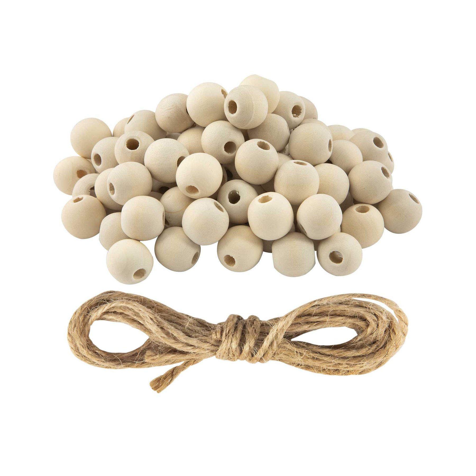 Craft ID Комплект мъниста за коледна украса - Звезди, дървени - Image 3