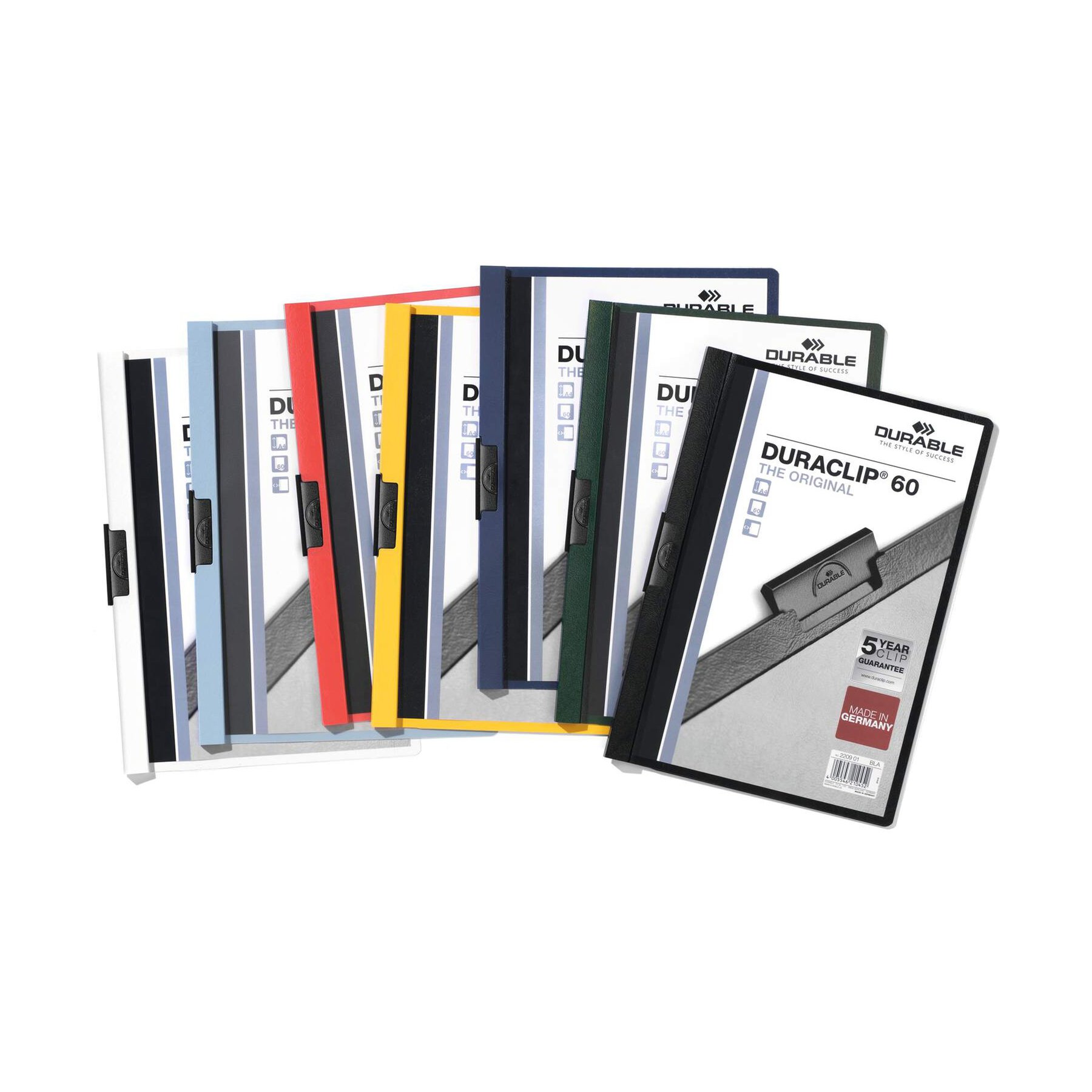 Durable Папка Duraclip 60, A4, тъмносиня - Image 5