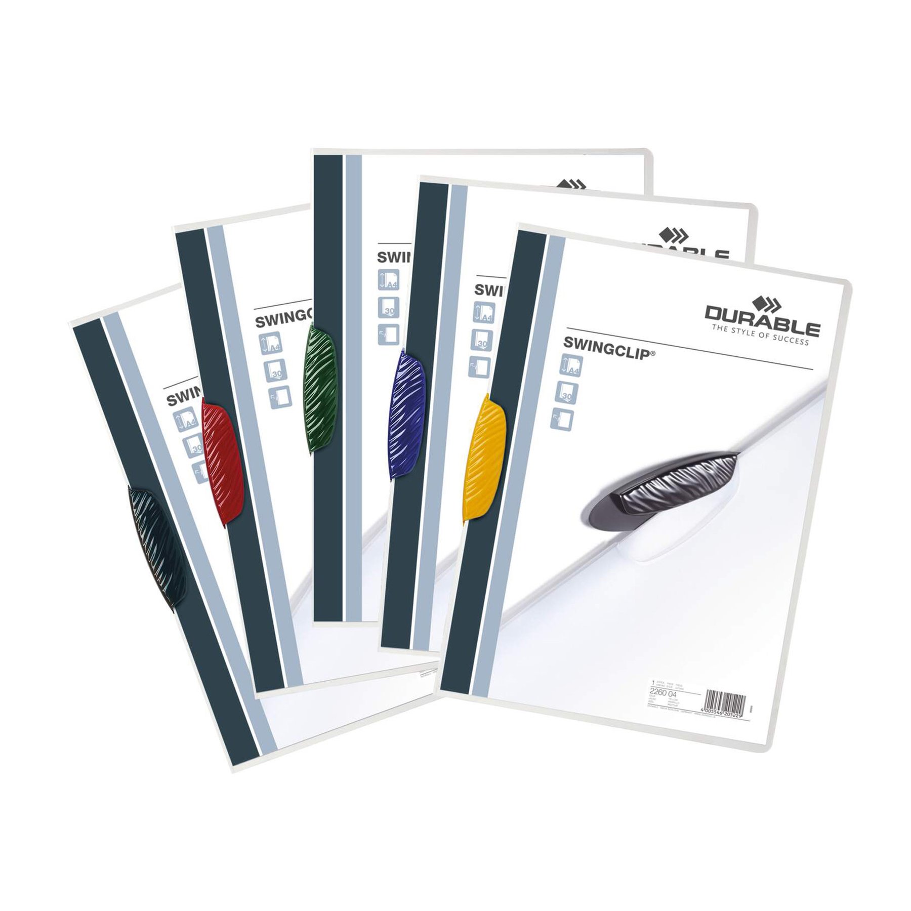 Durable Папка Swingclip 30, A4, тъмносиня - Image 4