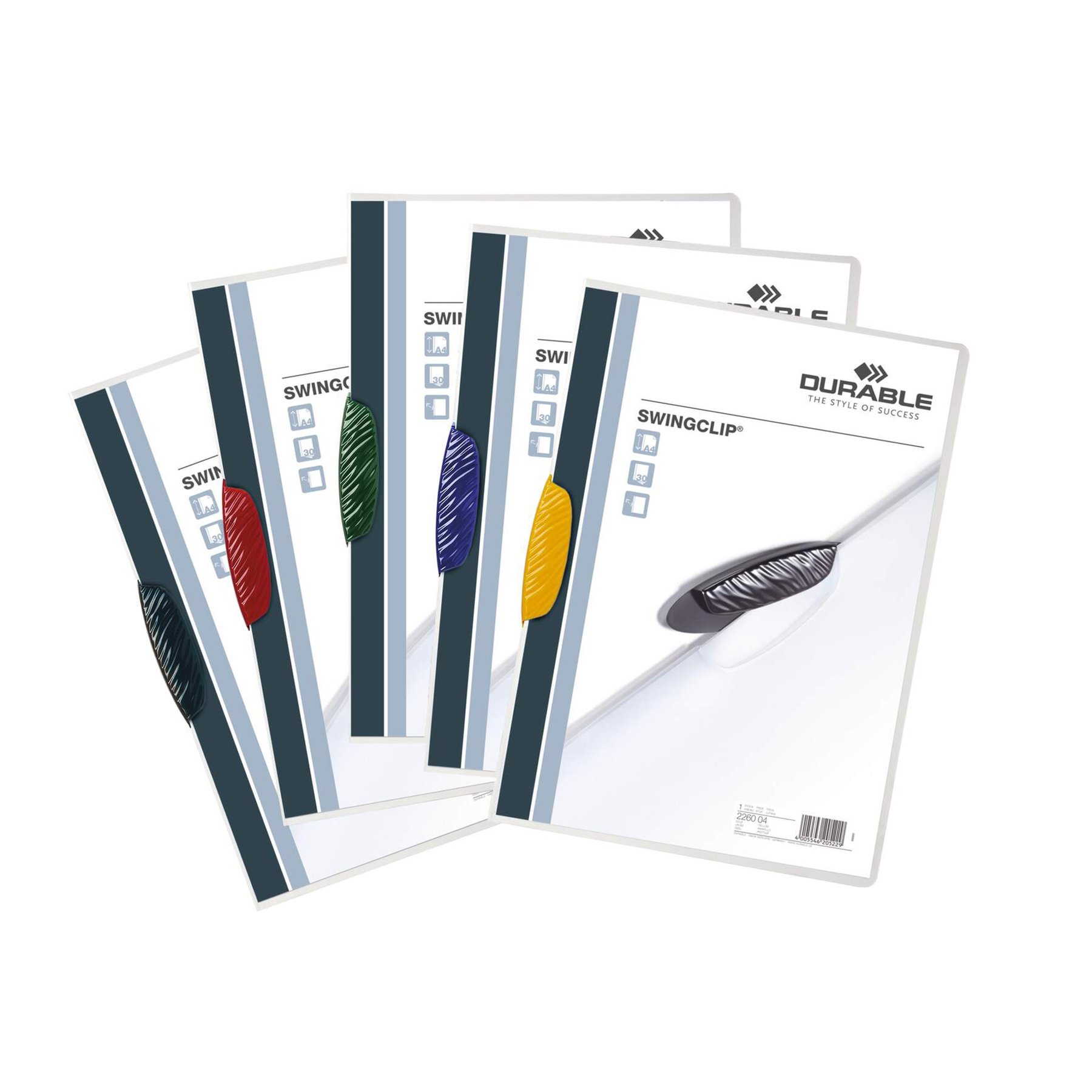 Durable Папка Swingclip 30, A4, черна - Image 4