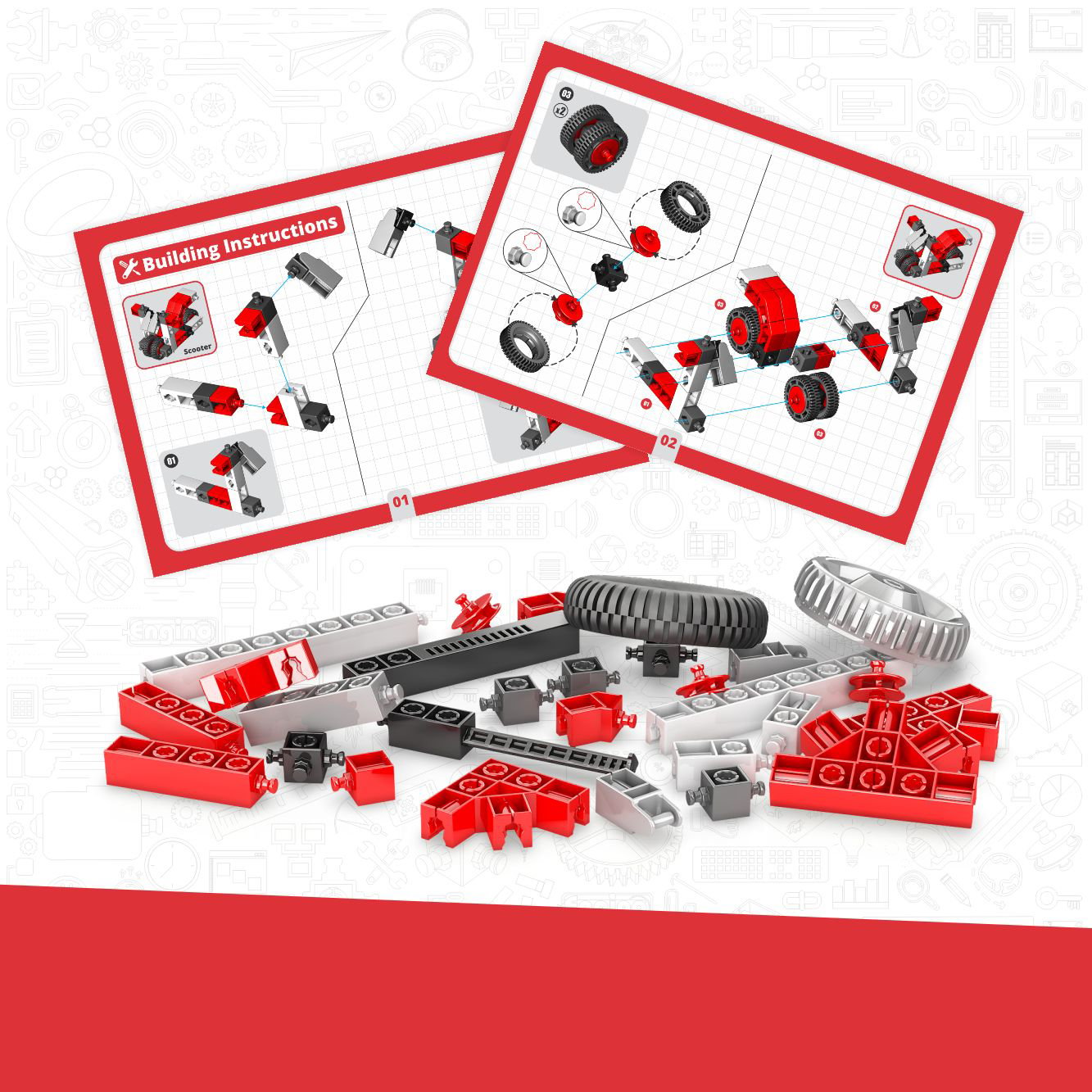 Engino Конструктор Creative Builder, 10 в 1 - Image 3
