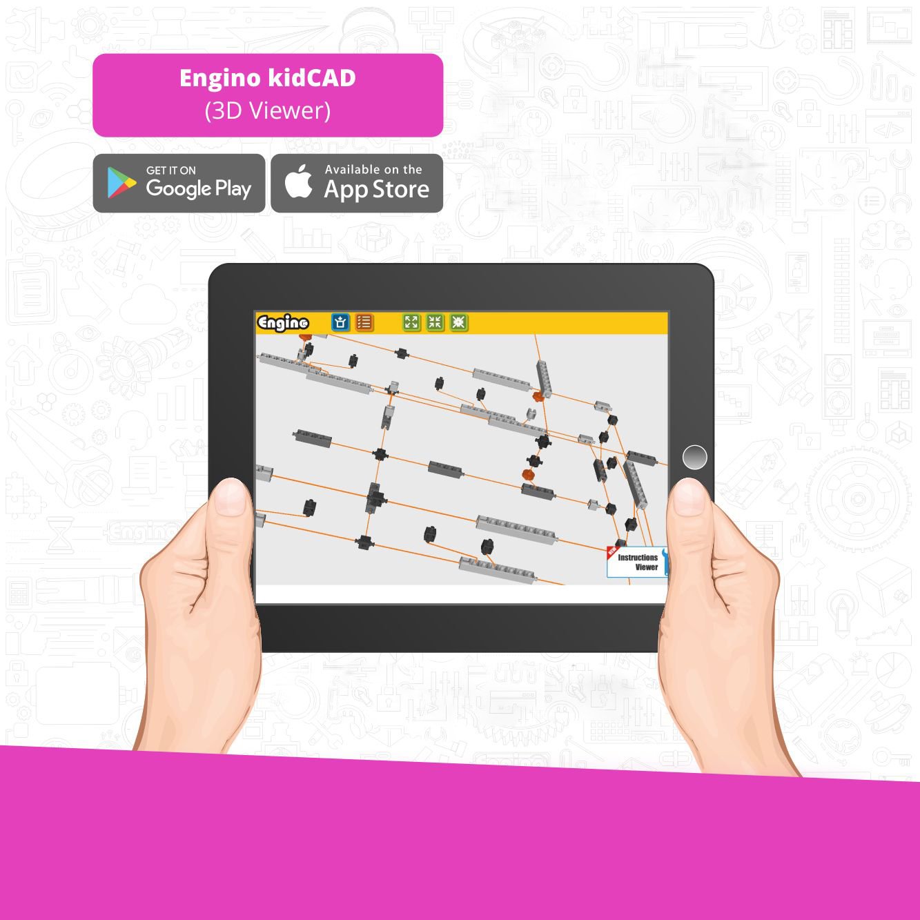 Engino Конструктор Creative Builder, 15 модела за момичета - Image 4