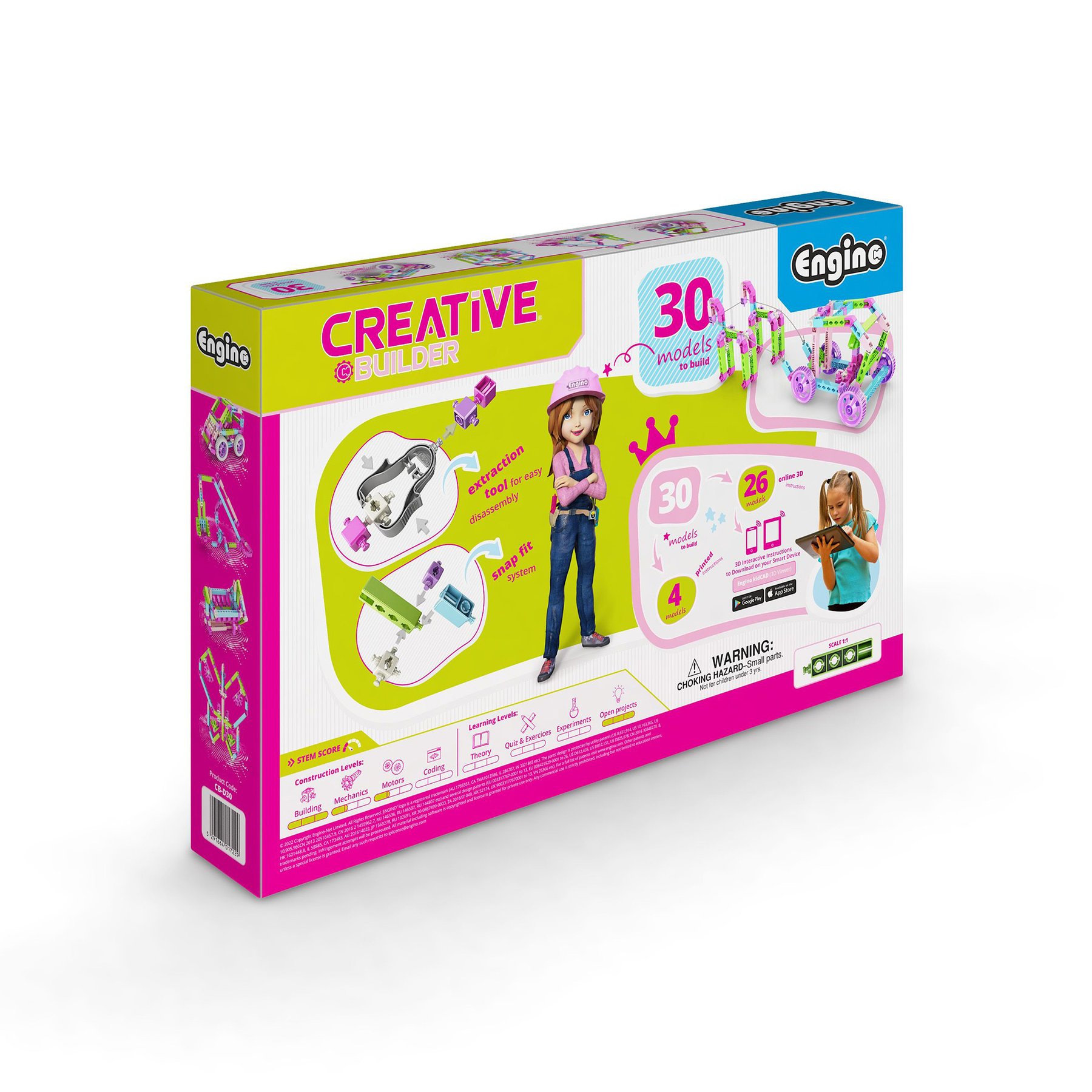 Engino Конструктор Creative Builder, 30 модела за момичета - Image 12