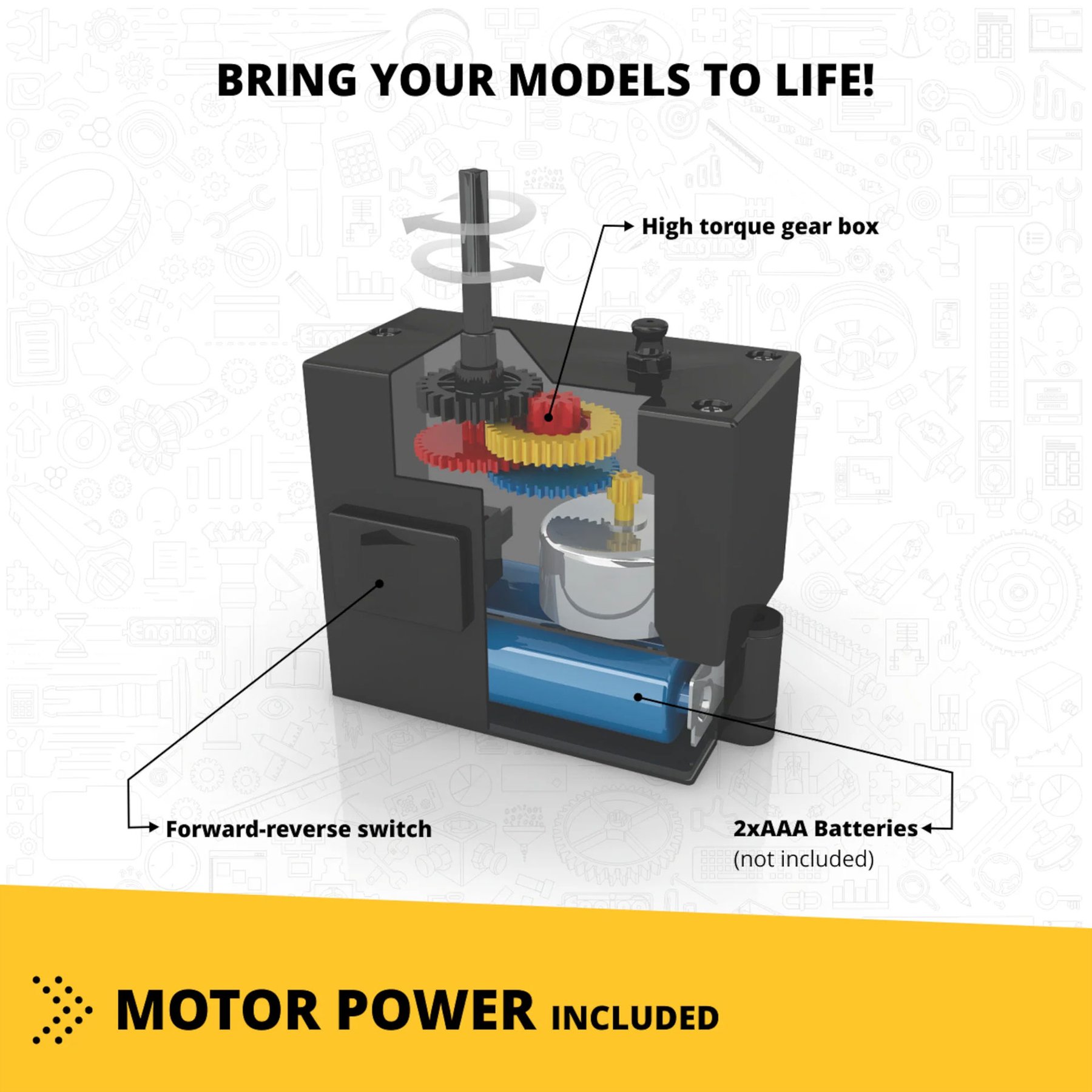 Engino Конструктор Creative Builder Motorized, 120 в 1 - Image 4