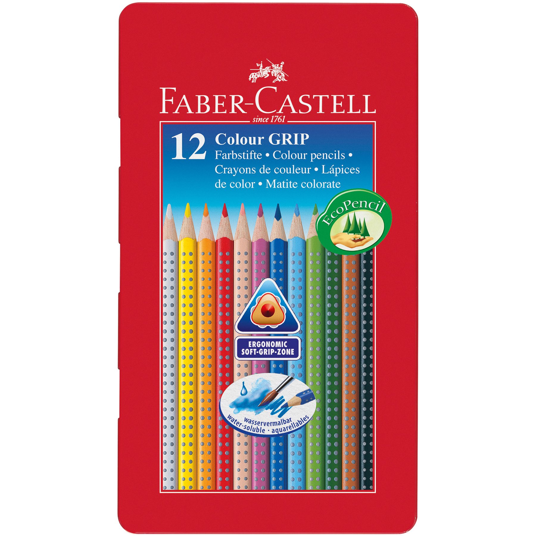 Faber-Castell Акварелни моливи Grip 2001