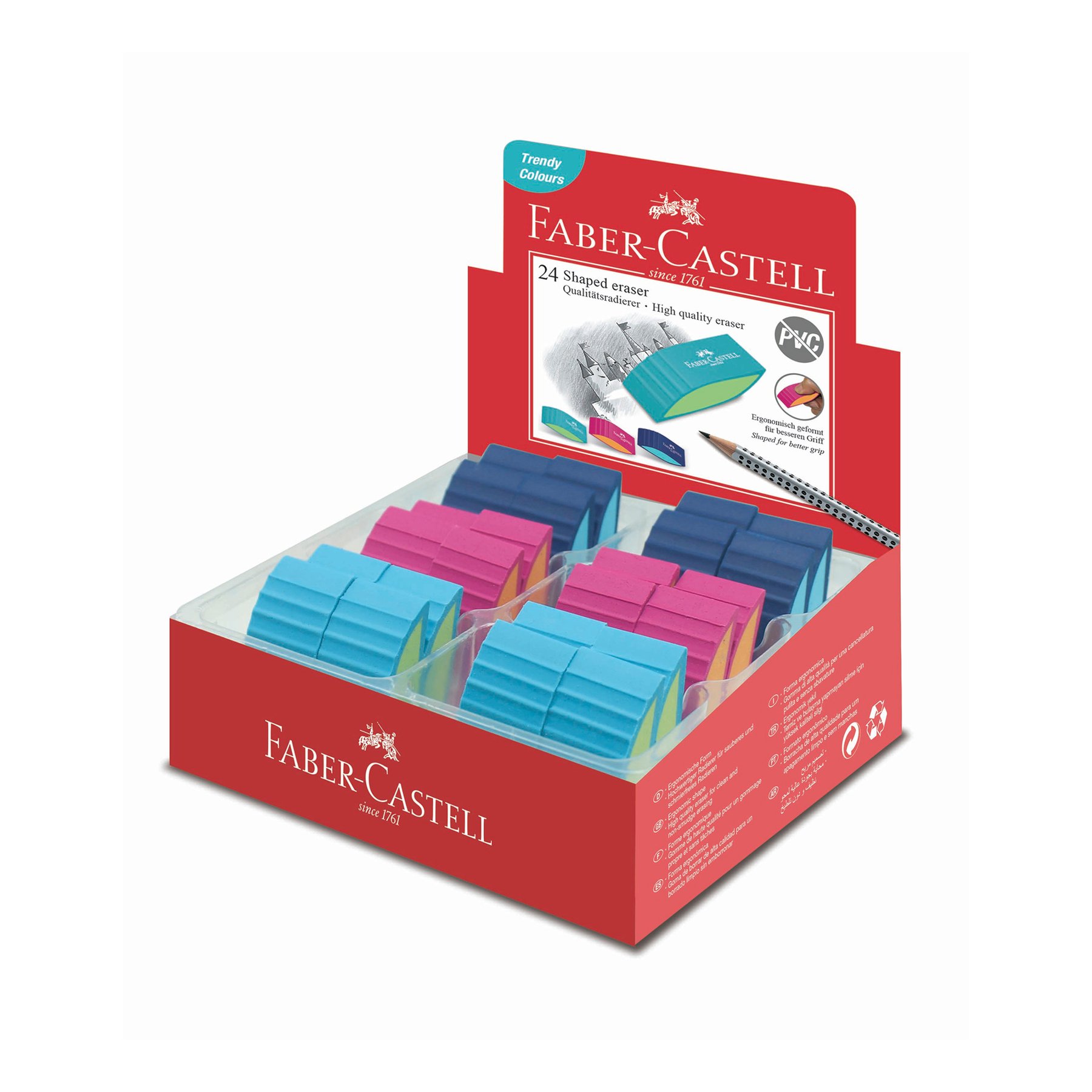 Faber-Castell Гума Trend Bicolor