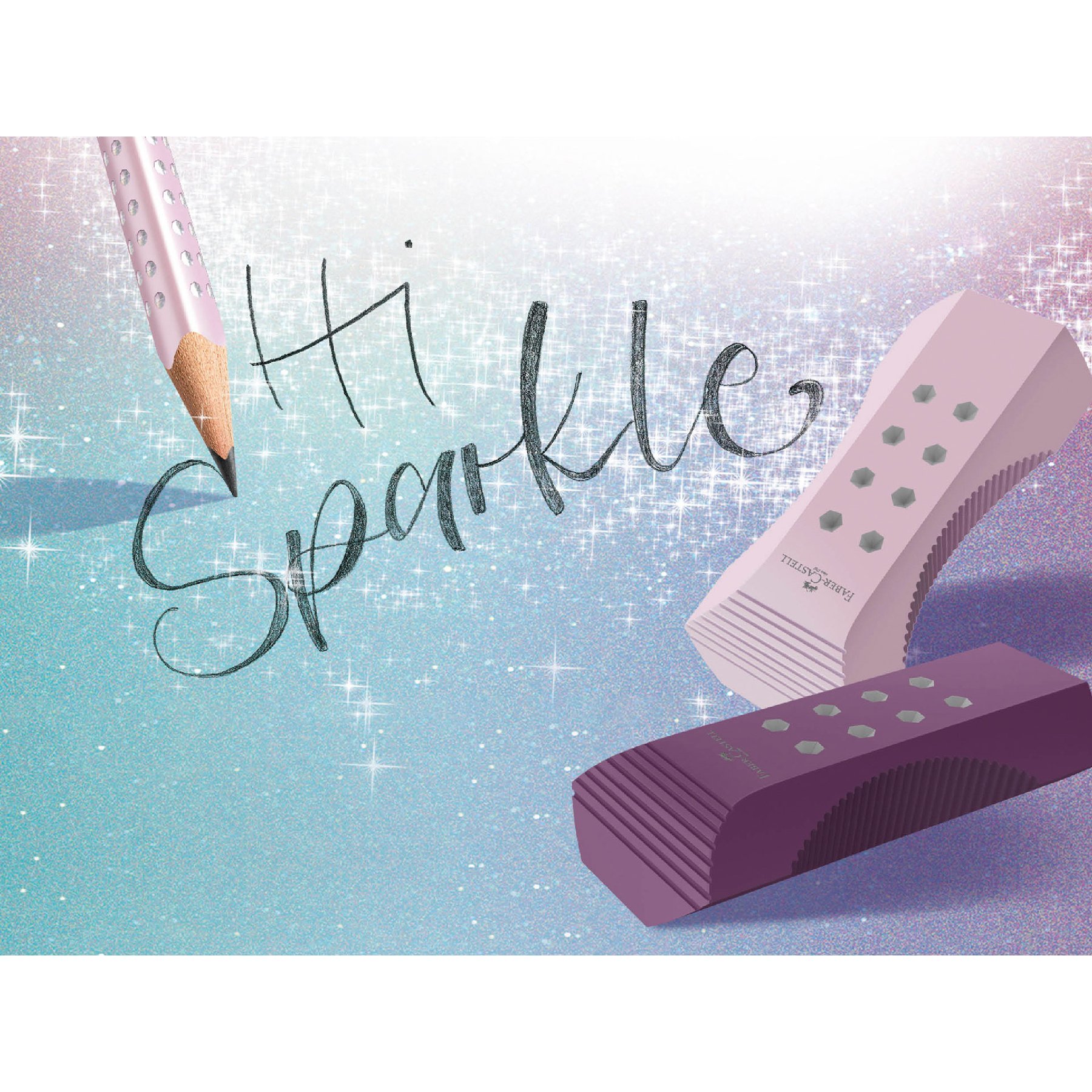 Faber-Castell Гума за молив Sparkle Rollon, асорти - Image 5