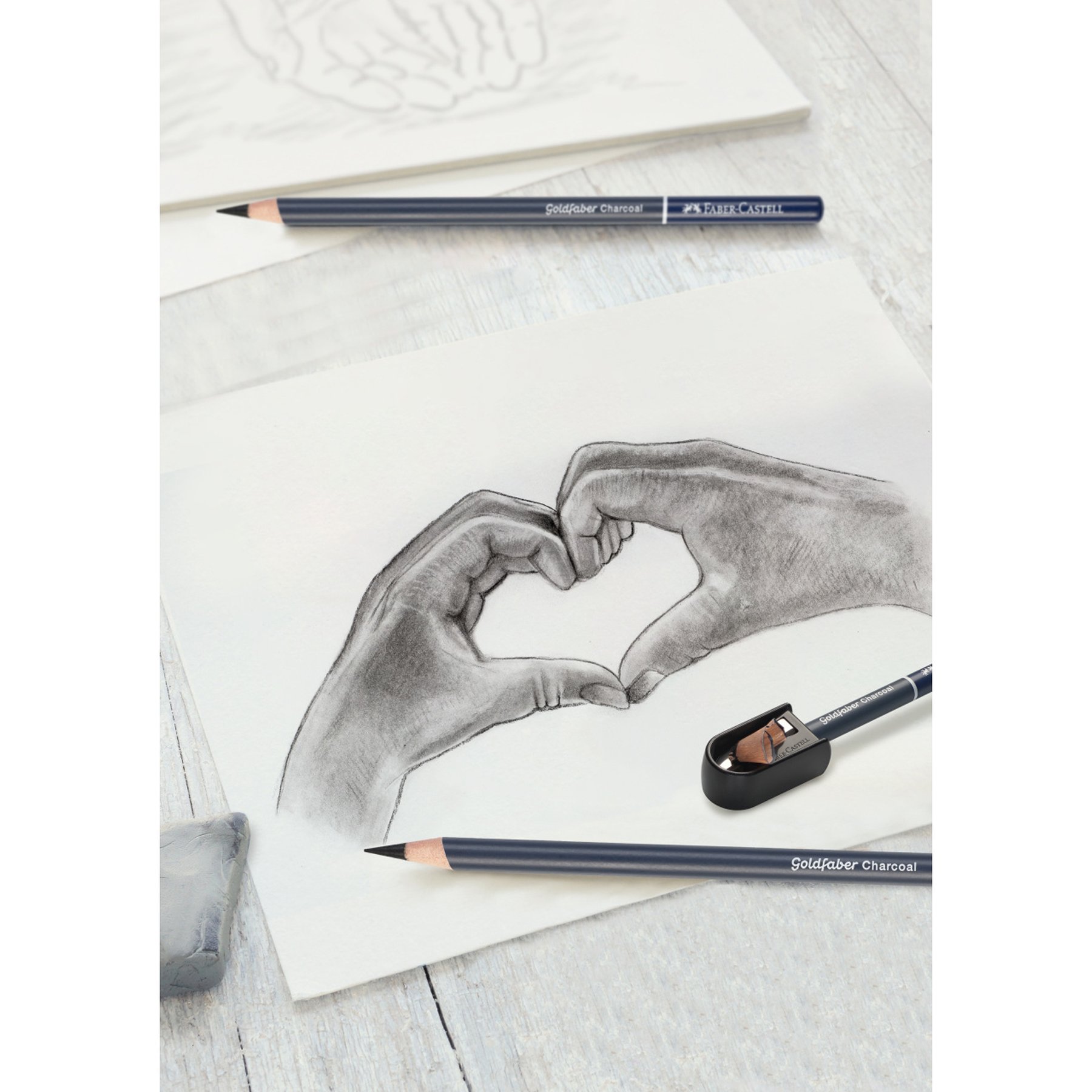 Faber-Castell Комплект въглени Goldfaber, 9 броя - Image 4