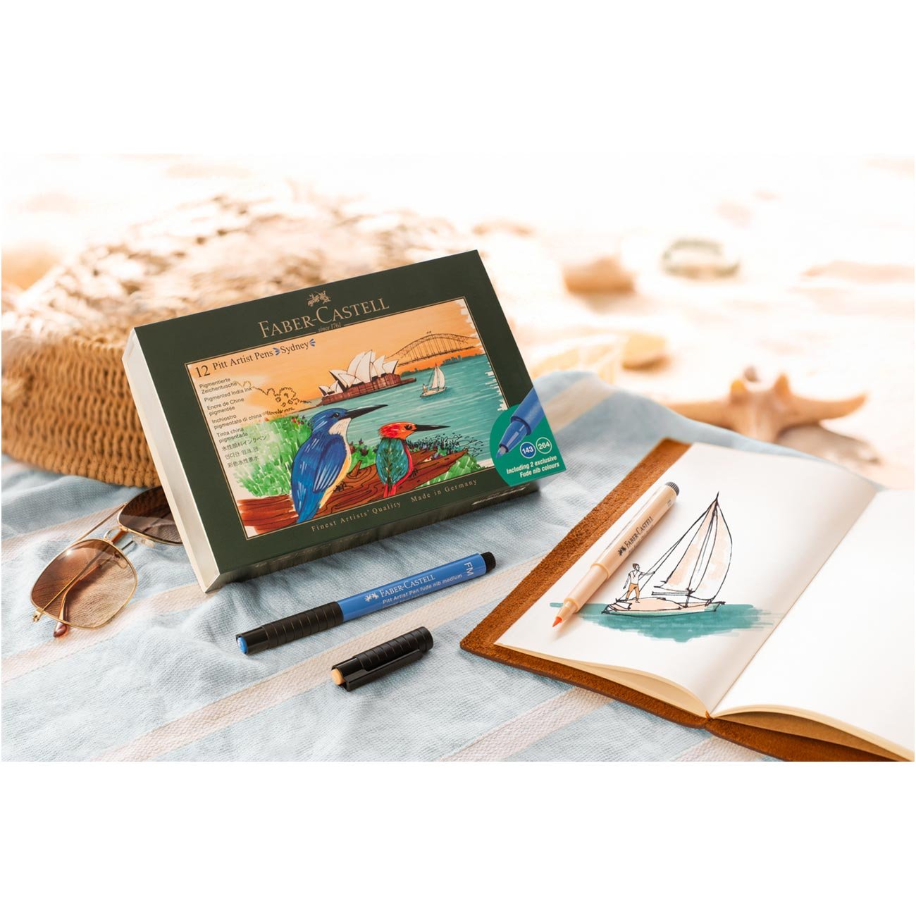 Faber-Castell Маркер Pitt Artist - Sydney, 12 броя - Image 4
