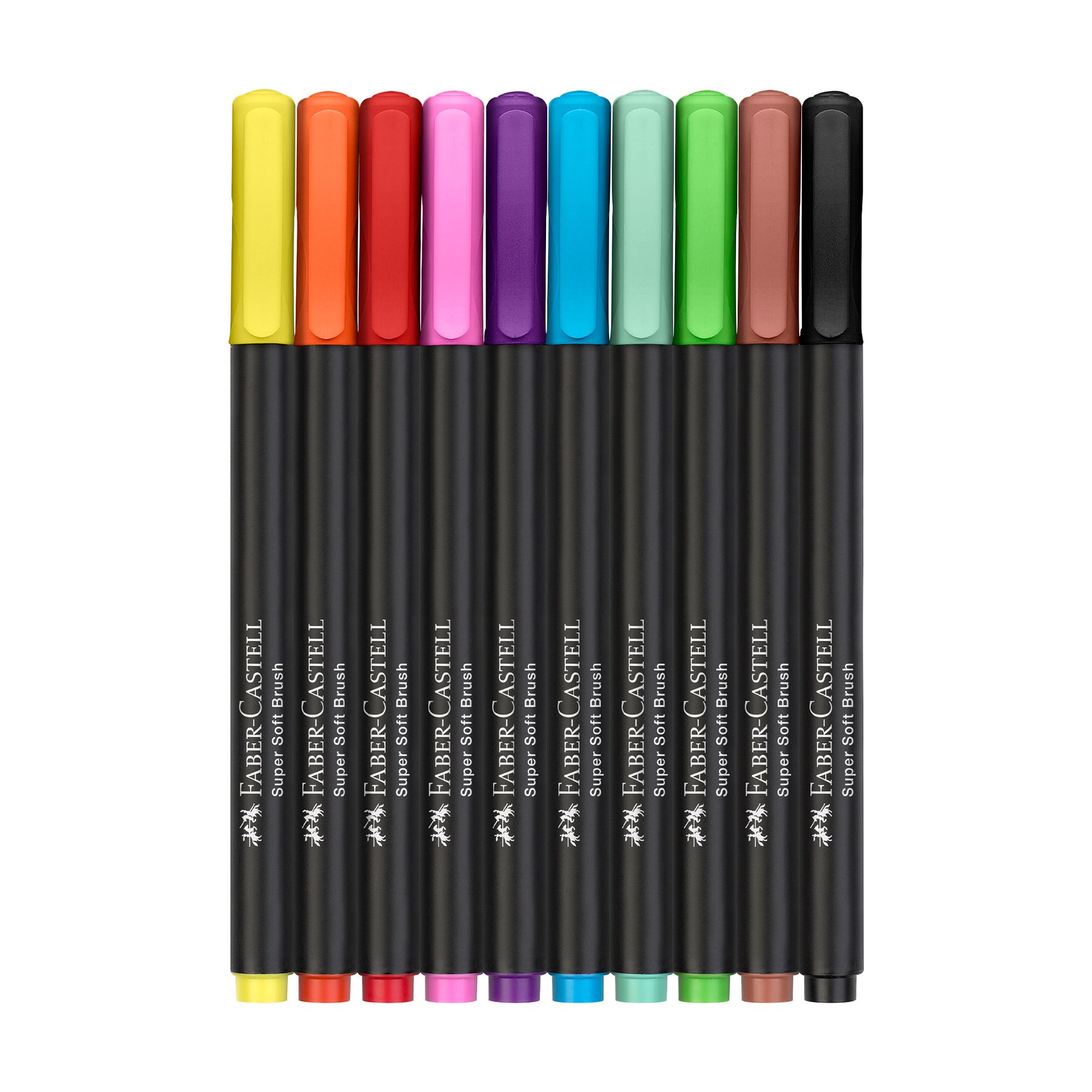 Faber-Castell Маркер-четка Black Edition, 10 цвята - Image 4