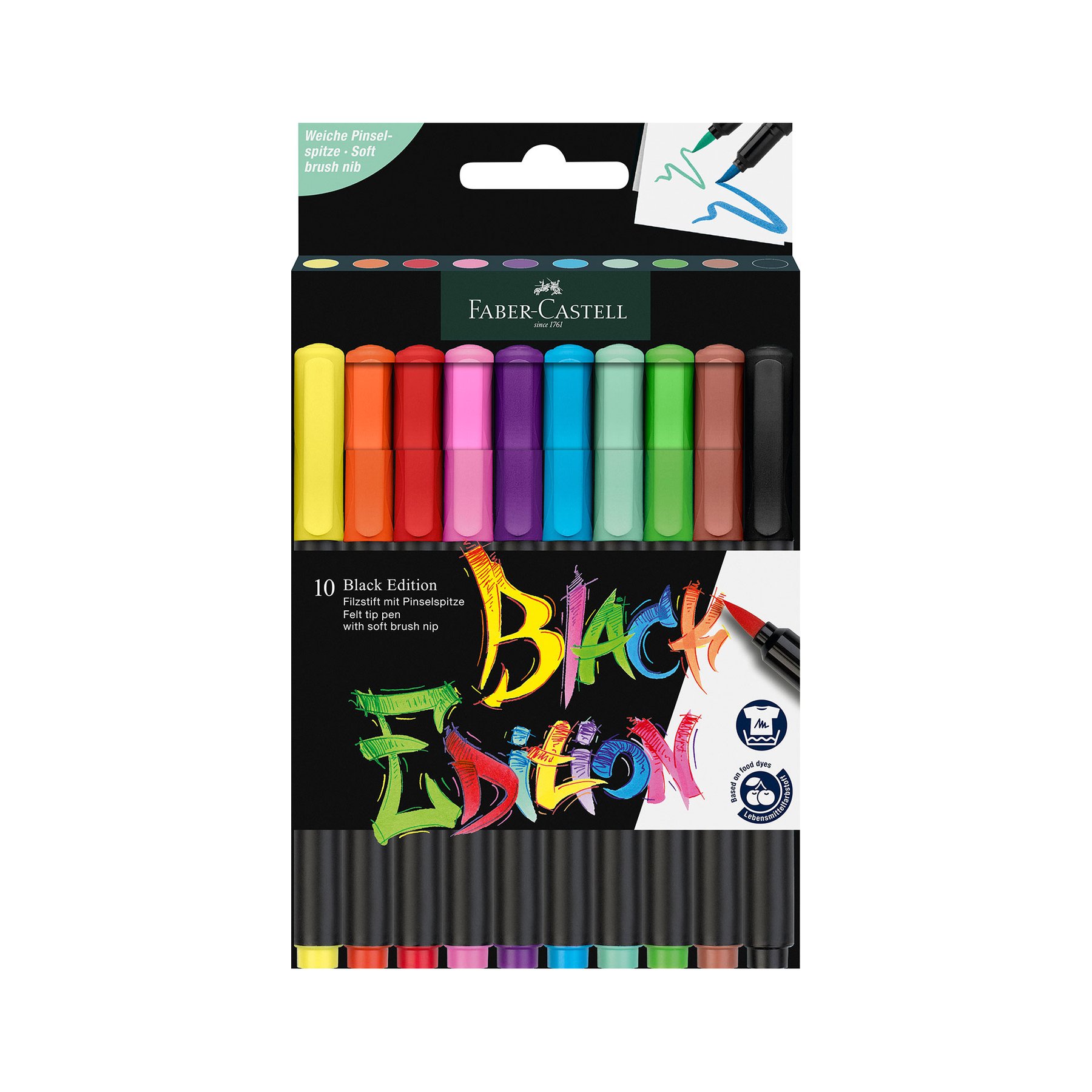 Faber-Castell Маркер-четка Black Edition
