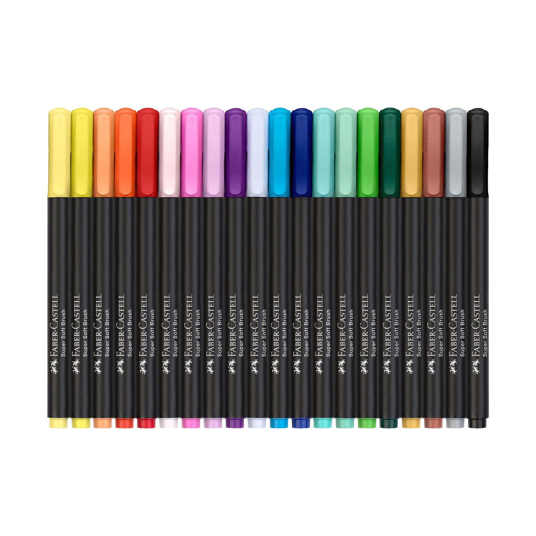 Faber-Castell Маркер-четка Black Edition, 20 цвята - Image 4