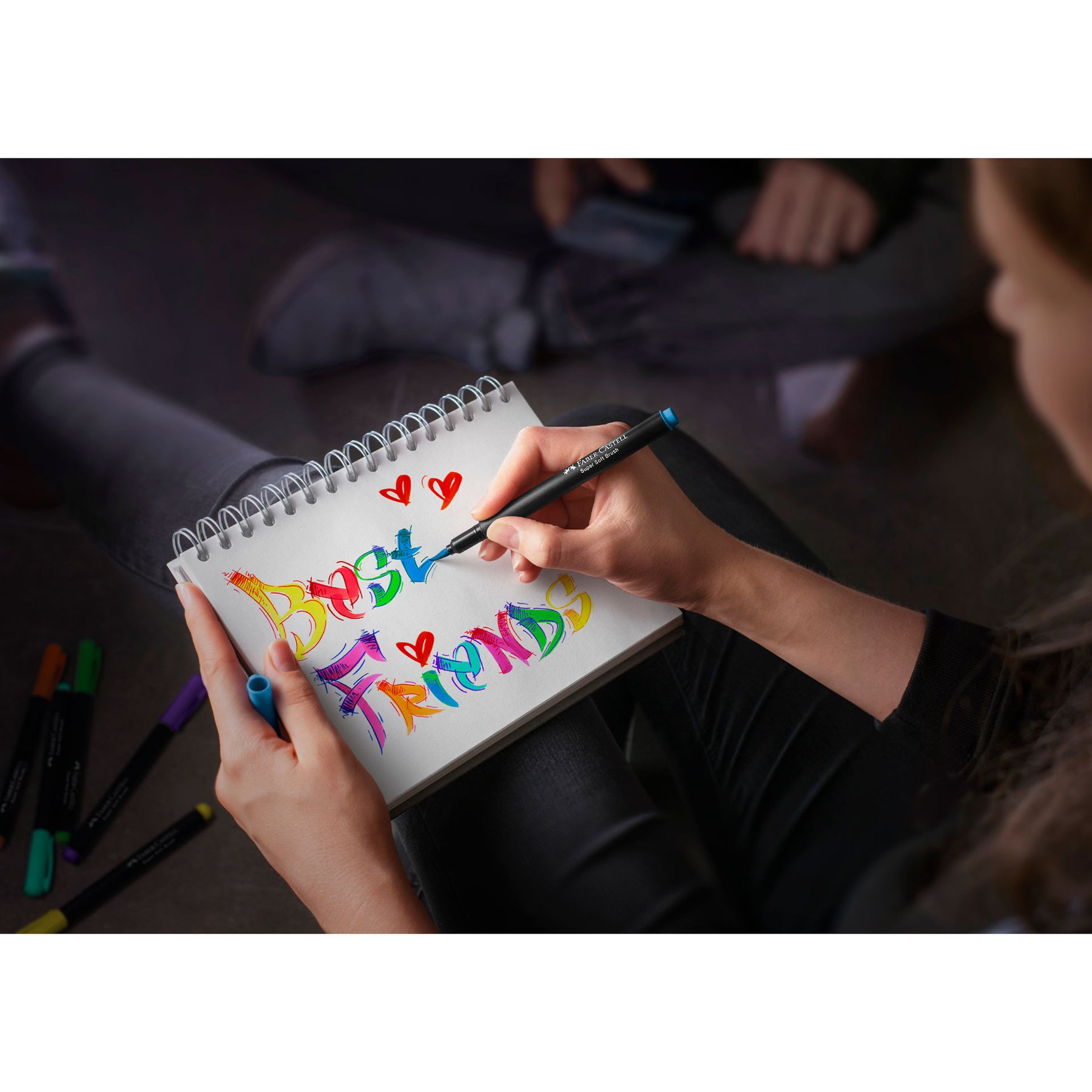 Faber-Castell Маркер-четка Black Edition, 20 цвята - Image 6