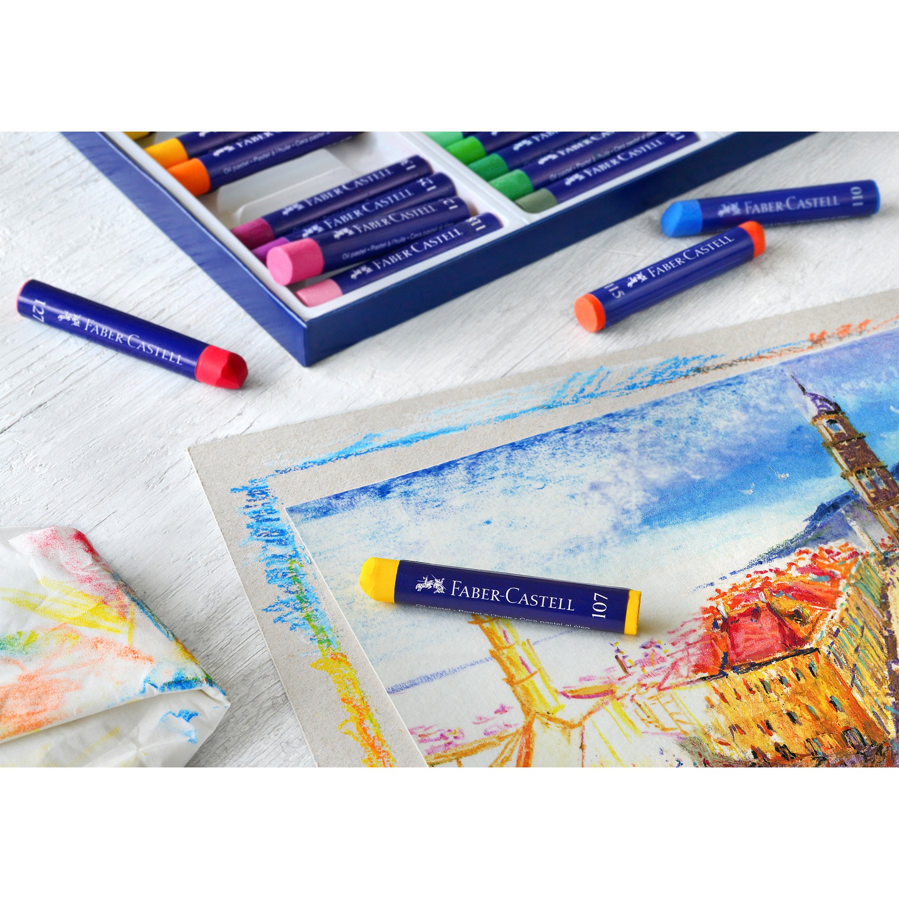 Faber-Castell Маслени пастели Goldfaber, 24 цвята - Image 3