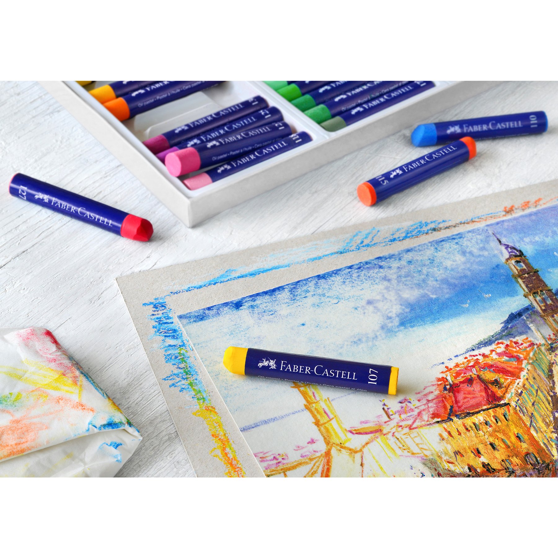 Faber-Castell Маслени пастели Goldfaber, 36 цвята - Image 3