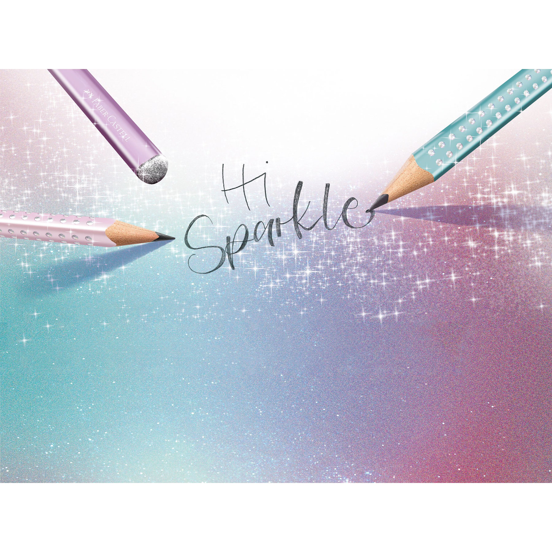 Faber-Castell Молив Sparkle, металик, морскозелен - Image 4