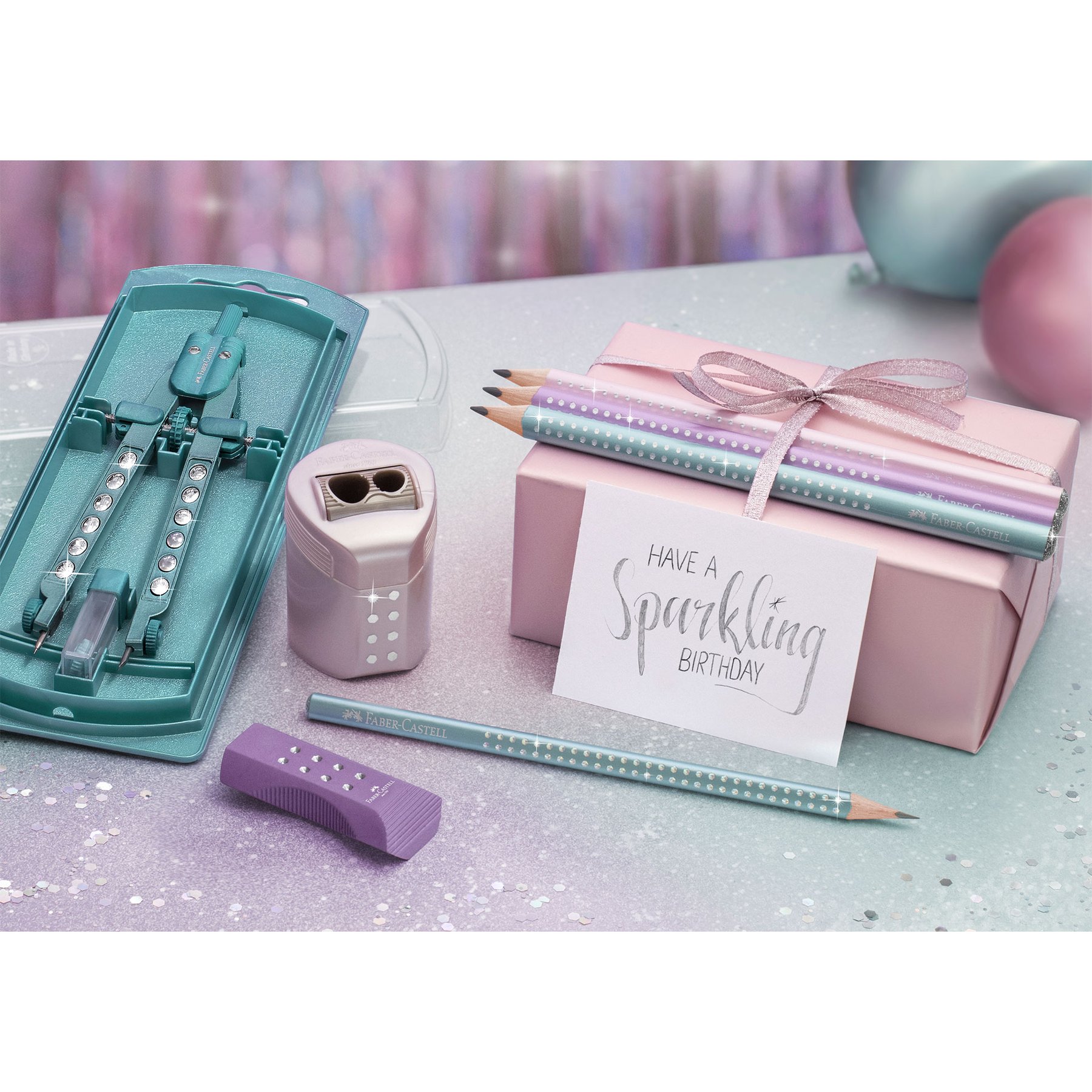 Faber-Castell Молив Sparkle, металик, морскозелен - Image 5