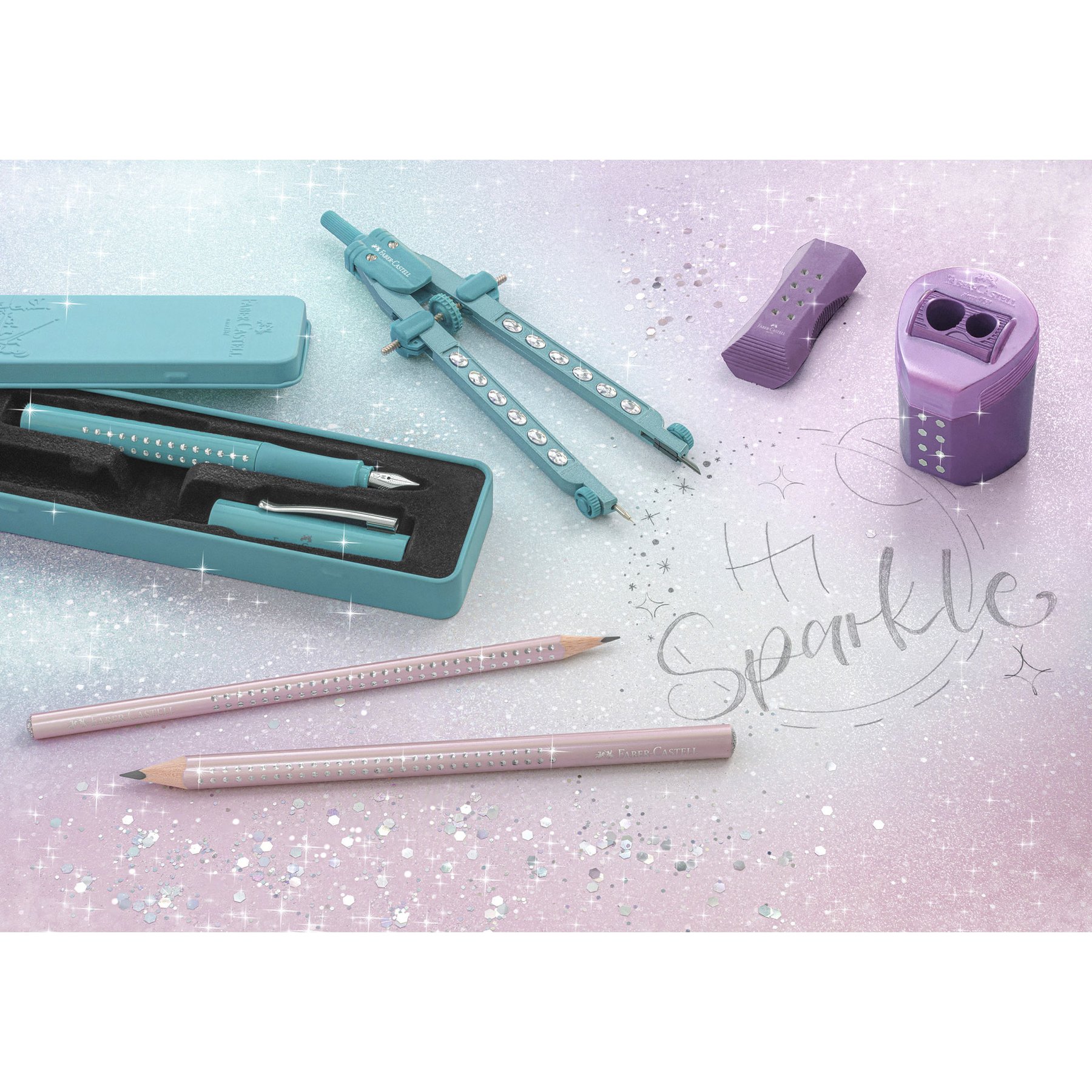 Faber-Castell Молив Sparkle, металик, розов - Image 4