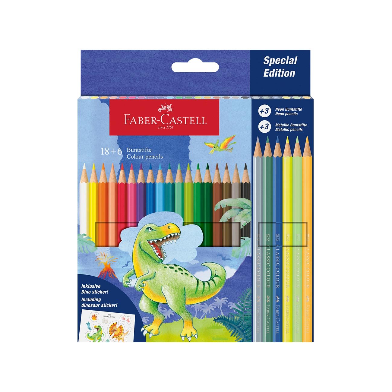 Faber-Castell Моливи Динозавър