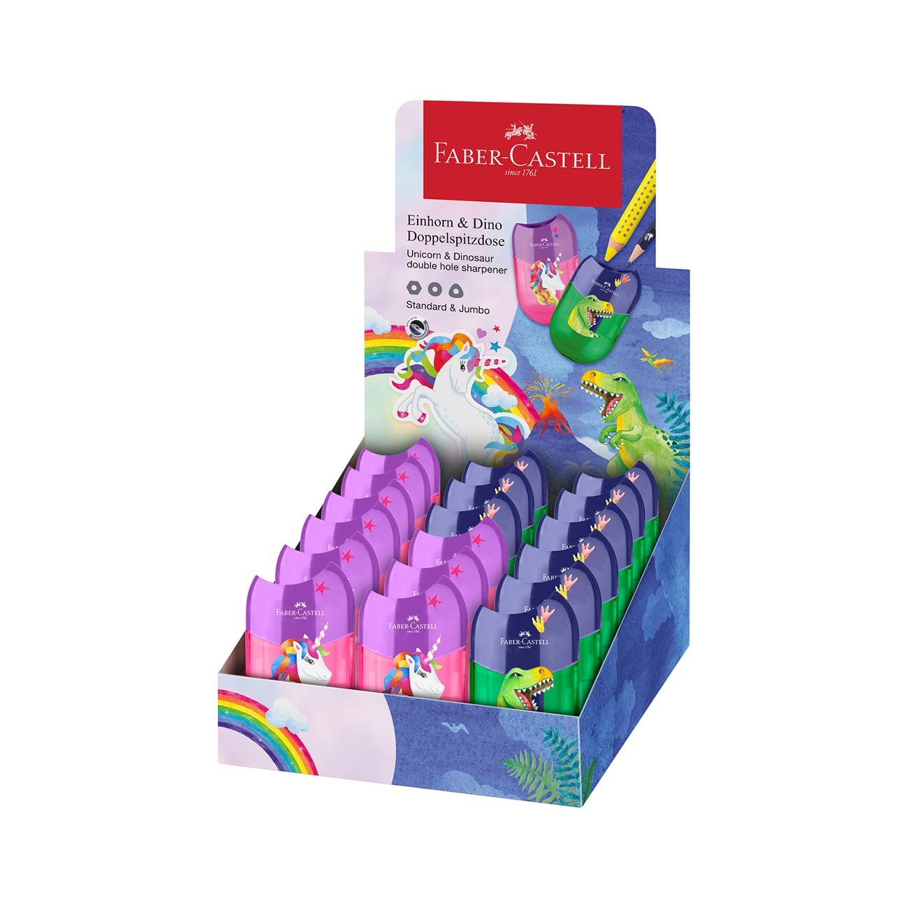 Faber-Castell Острилка Еднорог и динозавър