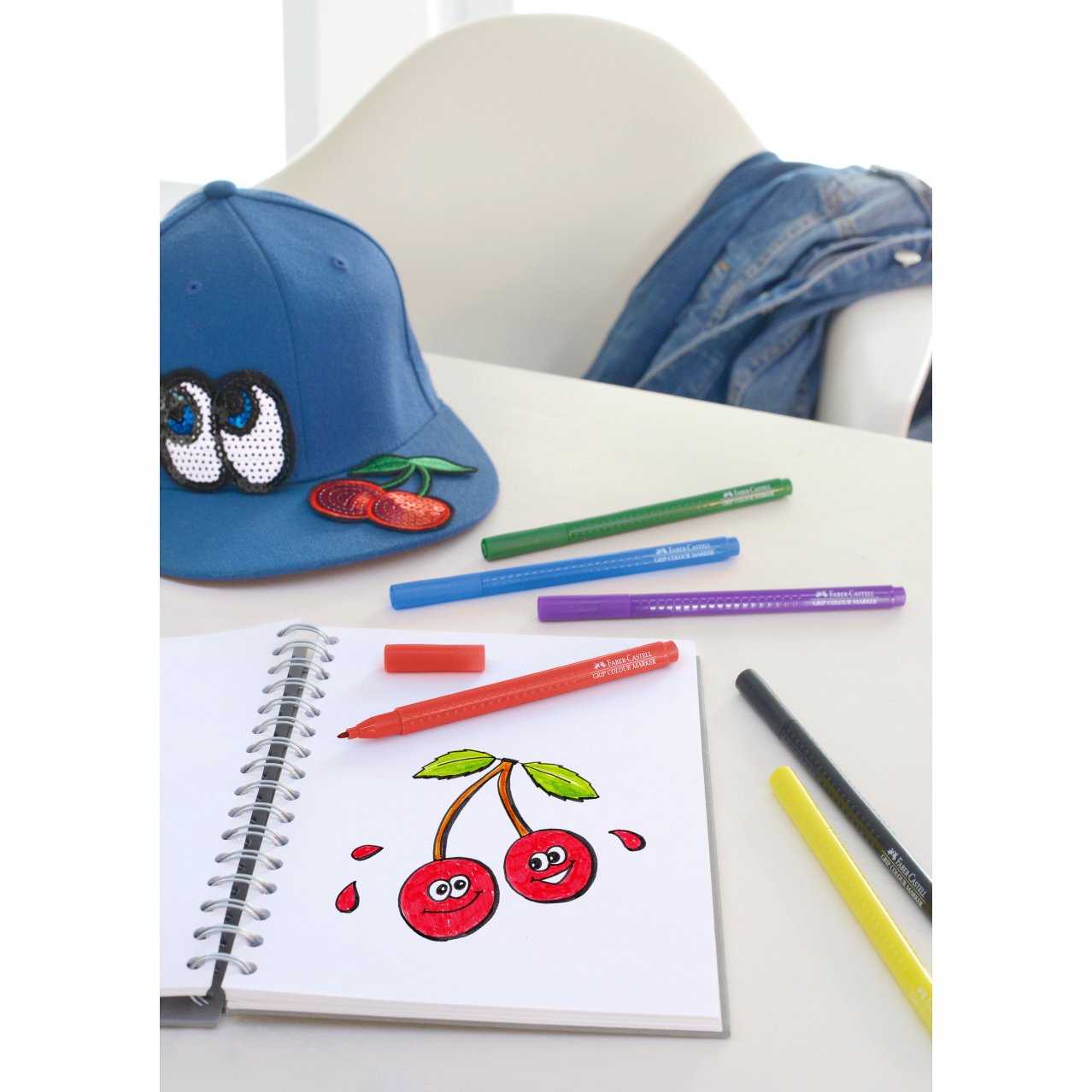 Faber-Castell Флумастери Grip, 10 цвята - Image 6