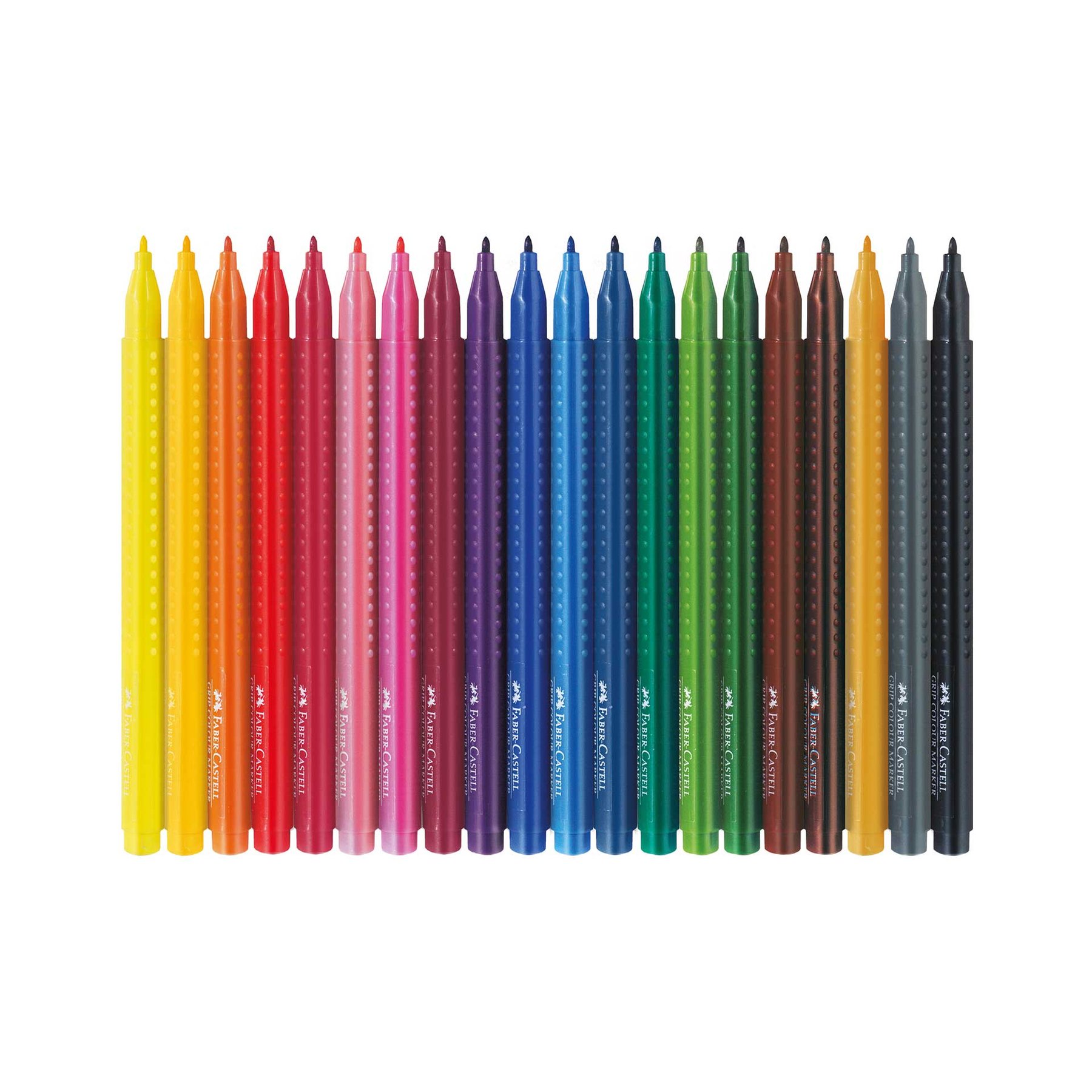 Faber-Castell Флумастери Grip, 20 цвята - Image 4