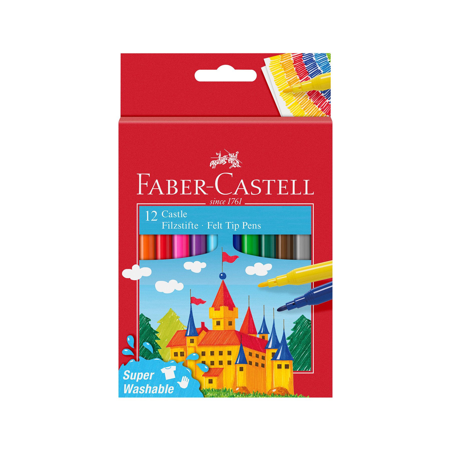 Faber-Castell Флумастери Замък, 12 цвята - Image 4