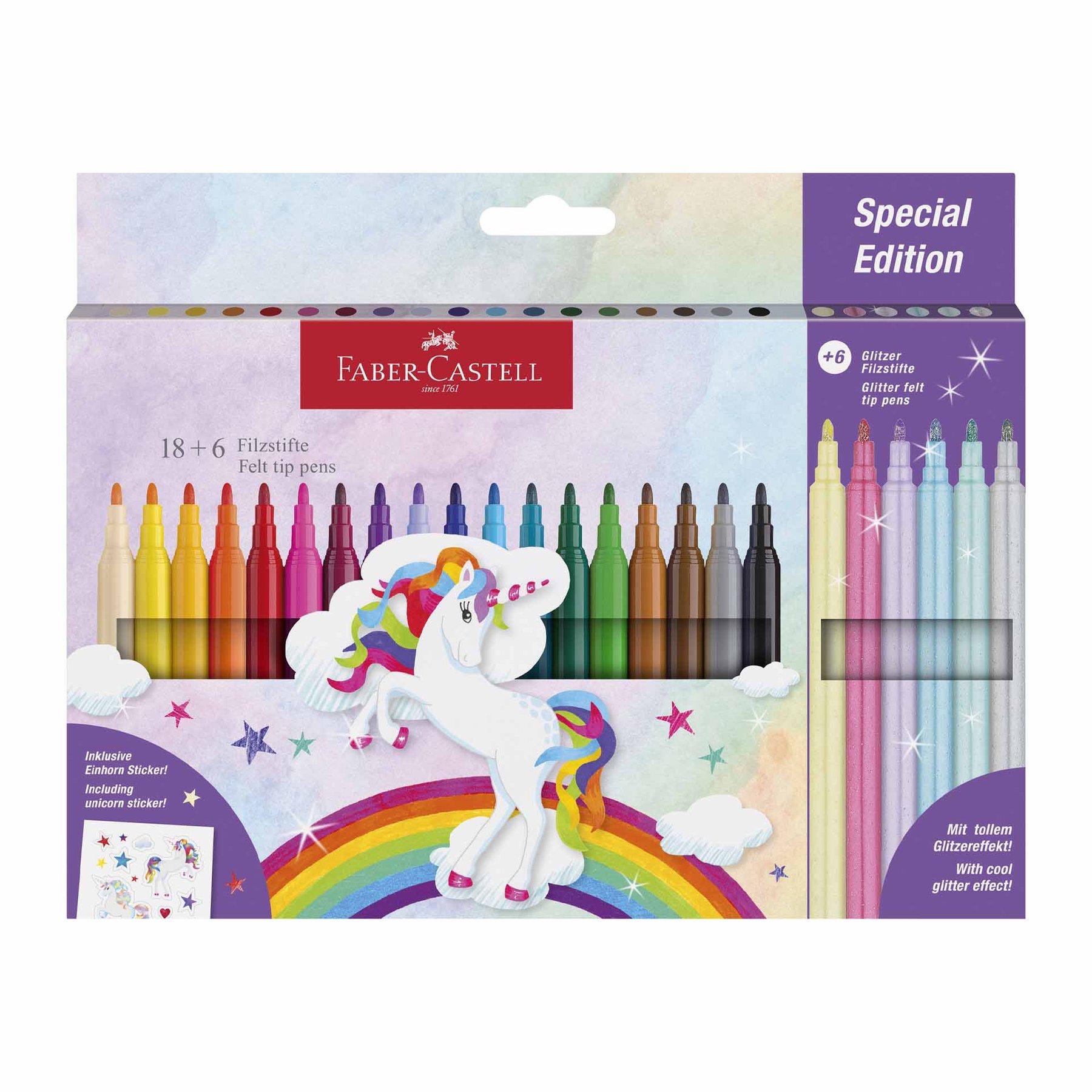 Faber-Castell Флумастери Замък - Еднорог
