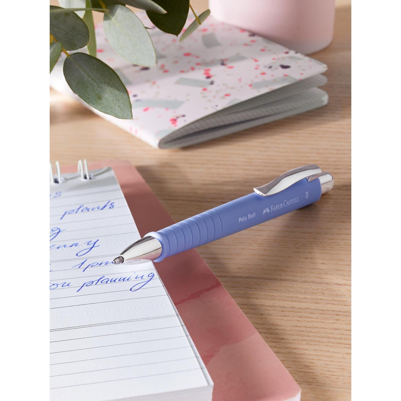 Faber-Castell Химикалка Poly Ball XB, блед ирис - Image 3
