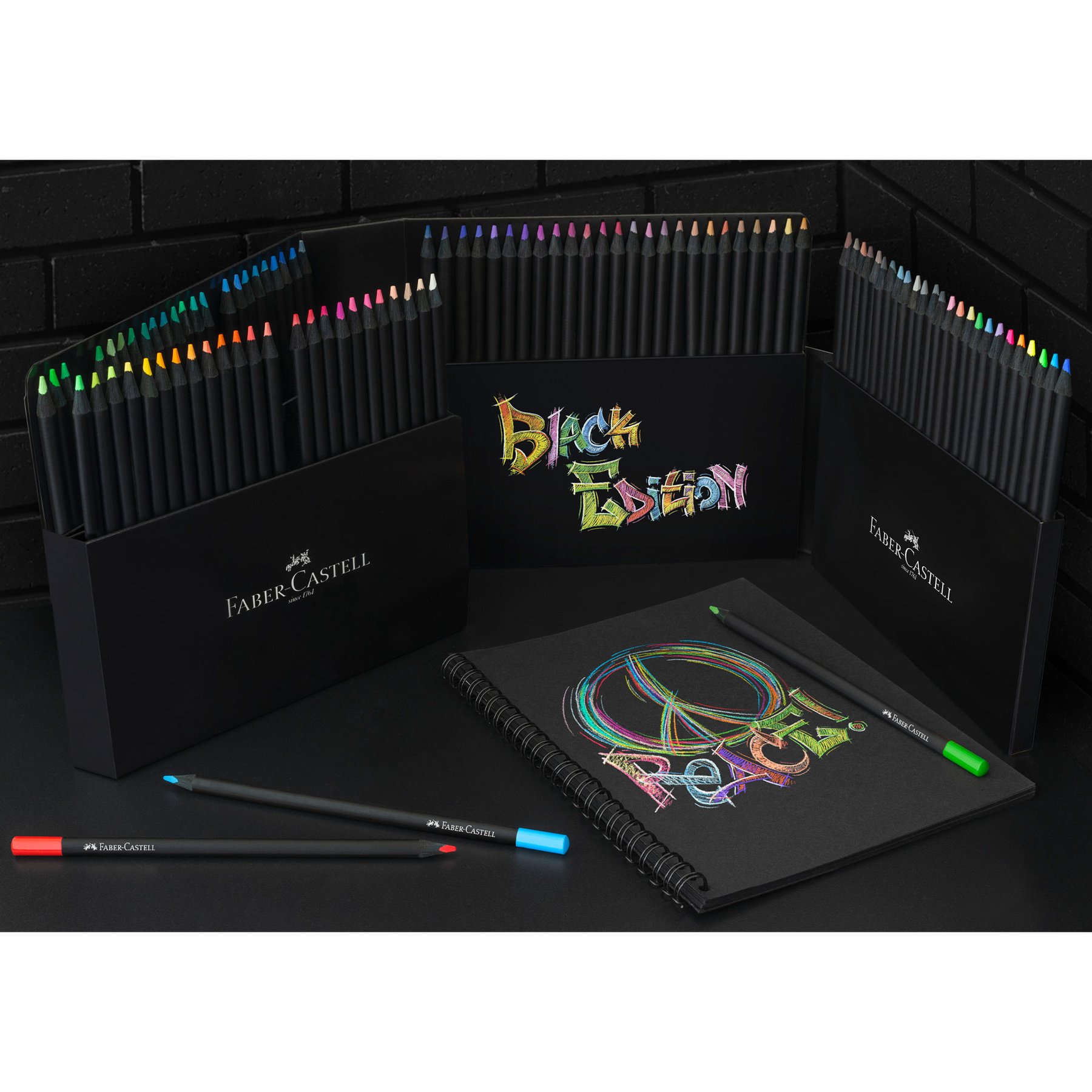 Faber-Castell Цветни моливи Black Edition, 100 цвята - Image 5