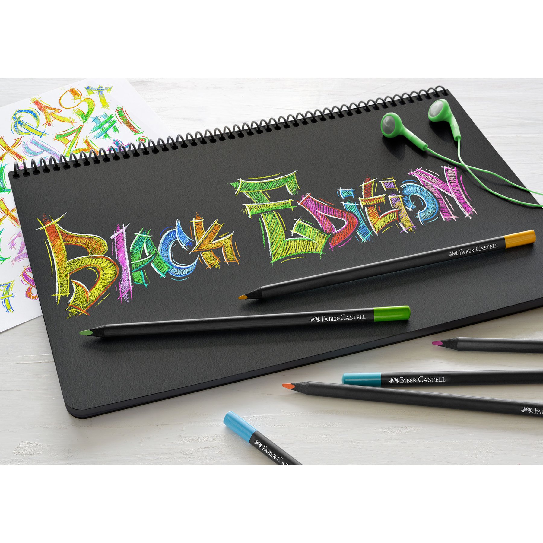 Faber-Castell Цветни моливи Black Edition, 12 цвята - Image 7