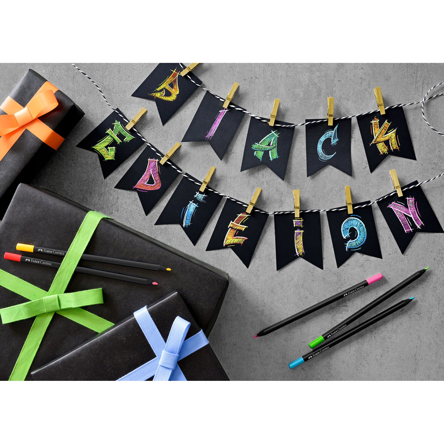 Faber-Castell Цветни моливи Black Edition, 12 цвята - Image 8