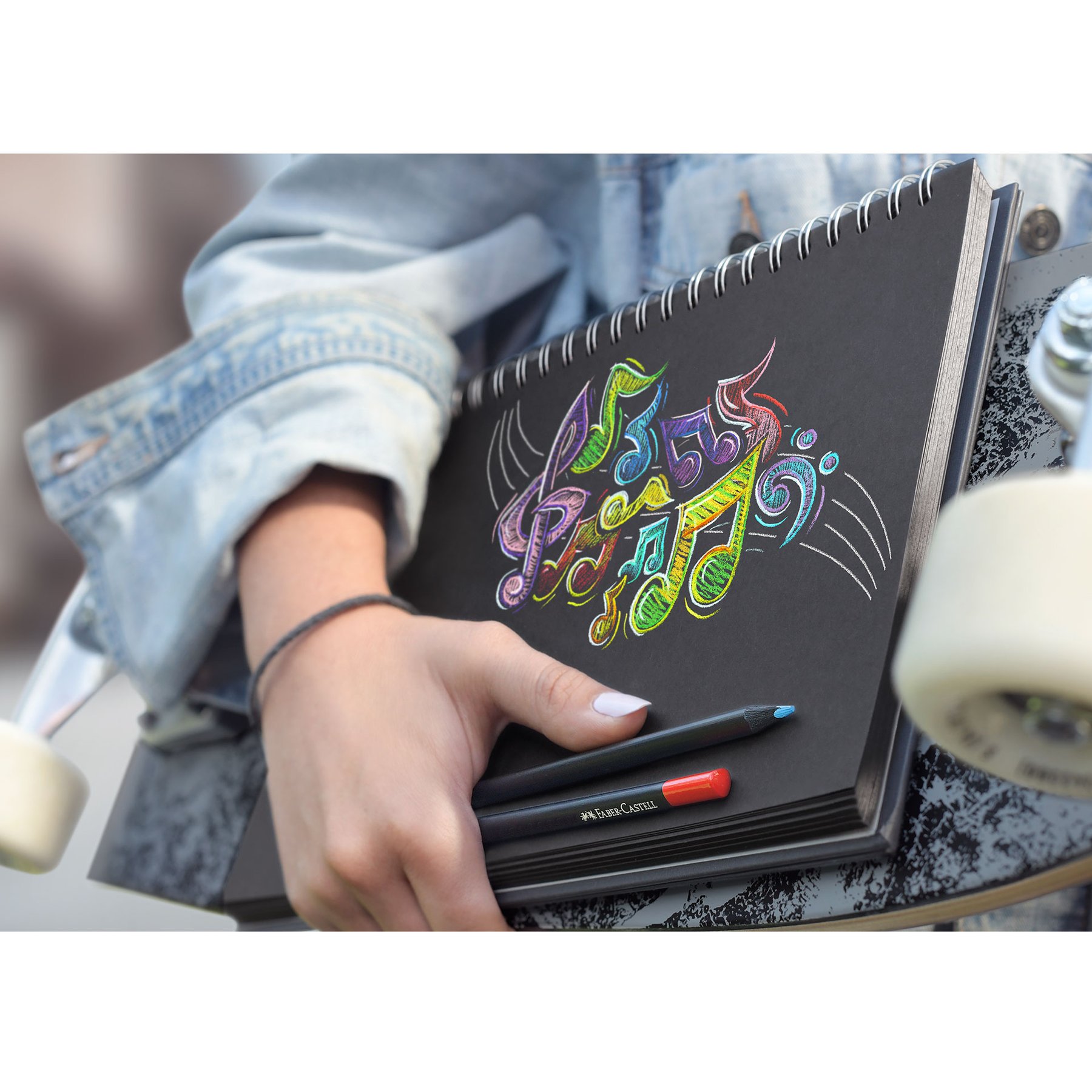 Faber-Castell Цветни моливи Black Edition, 12 цвята - Image 9