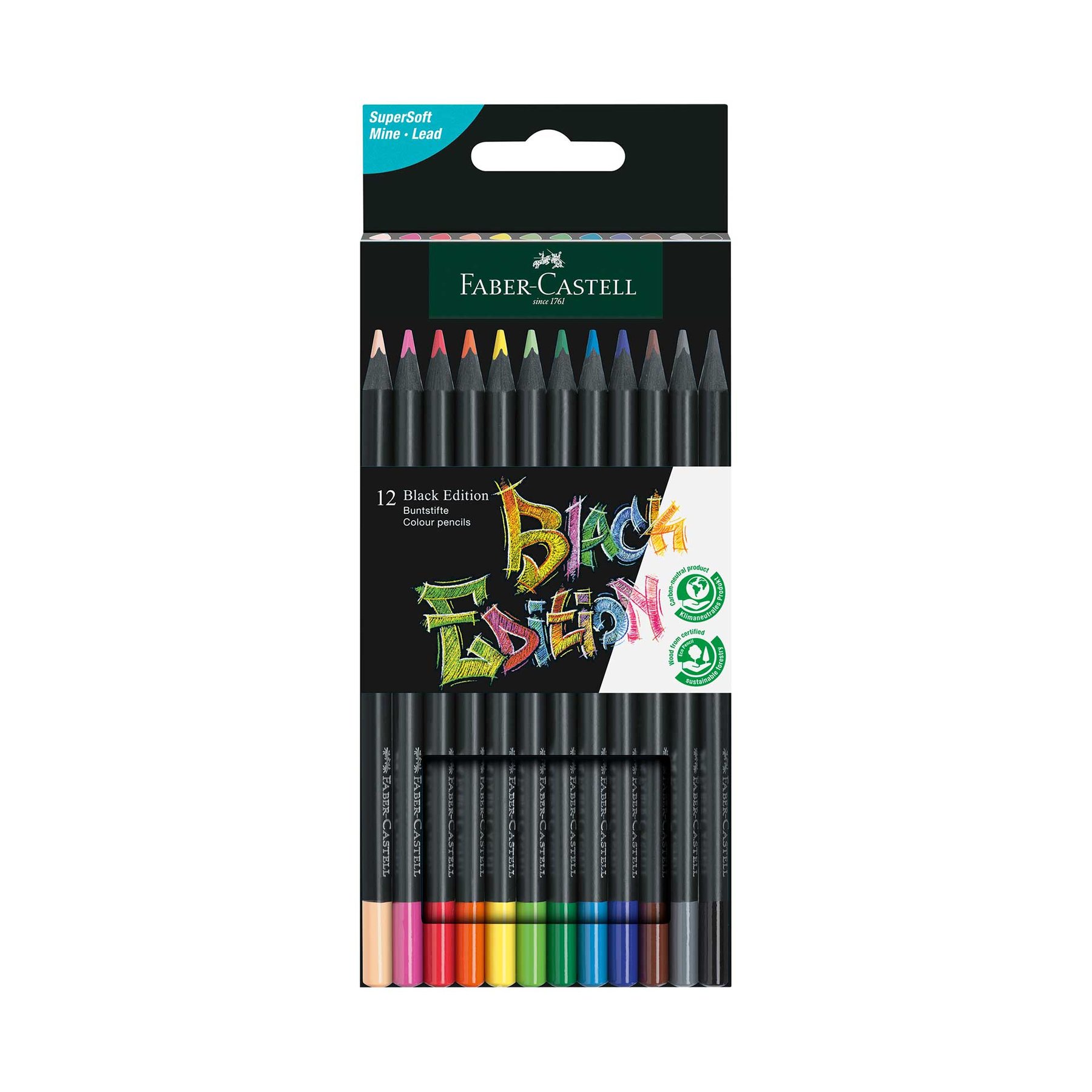 Faber-Castell Цветни моливи Black Edition