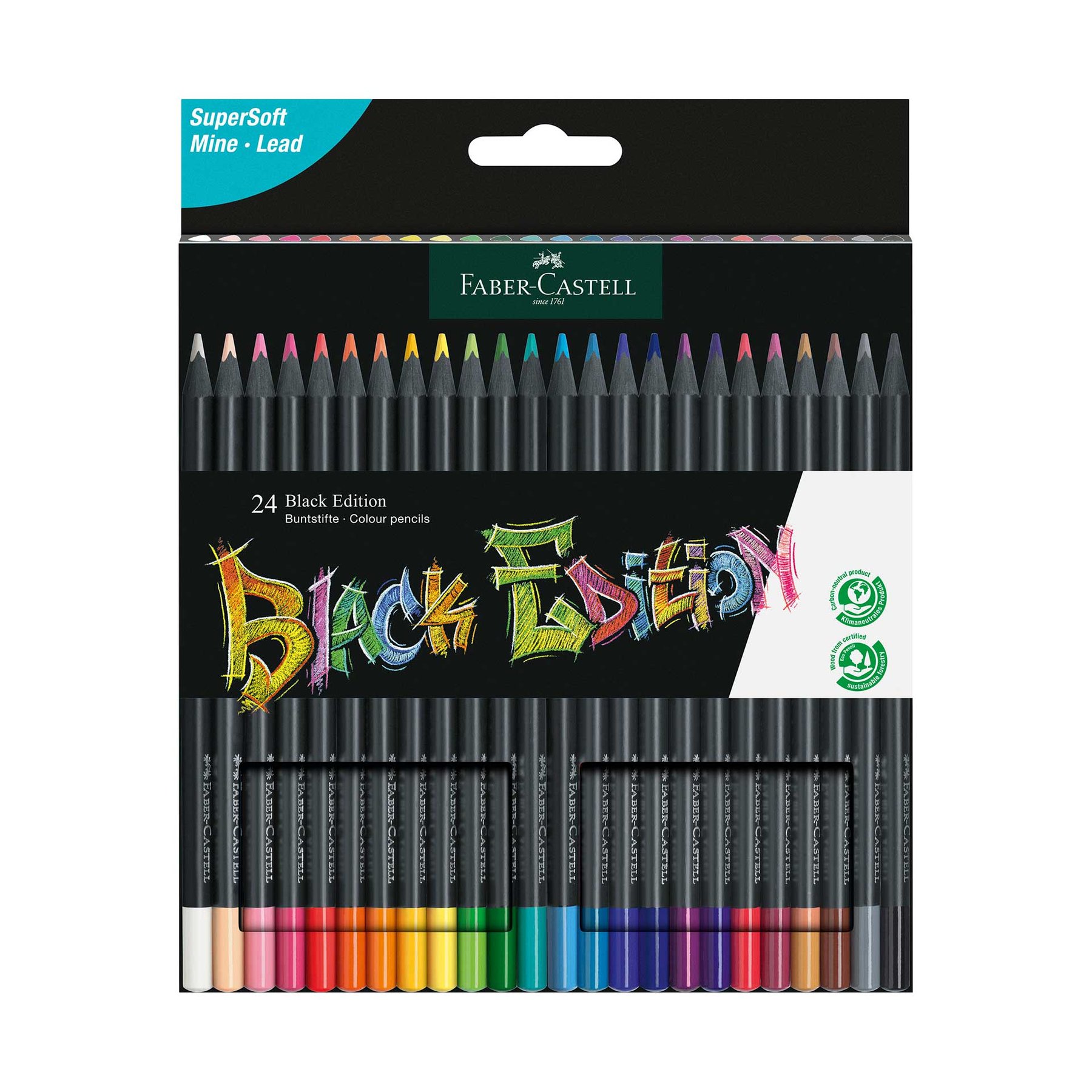 Faber-Castell Цветни моливи Black Edition