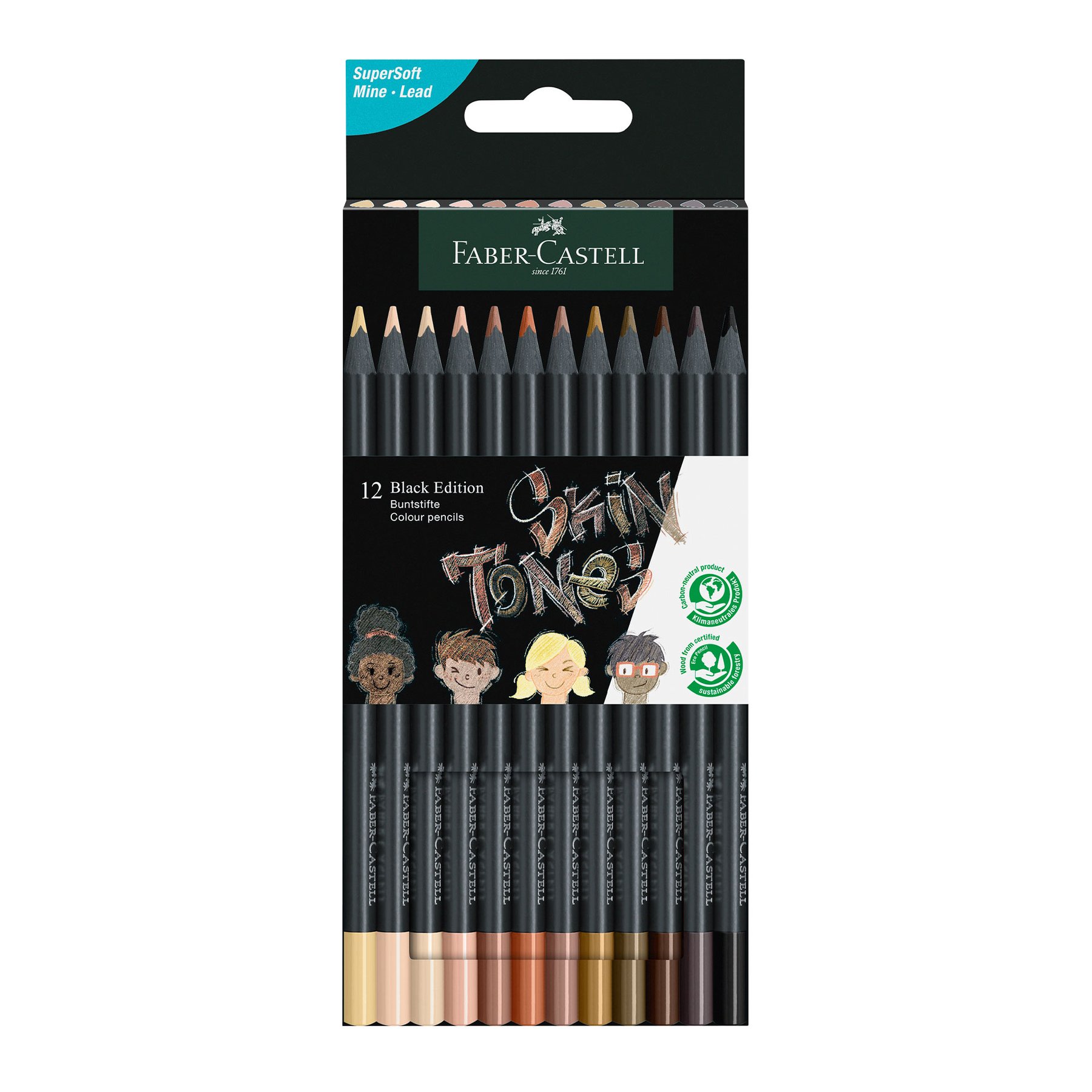 Faber-Castell Цветни моливи Black Edition