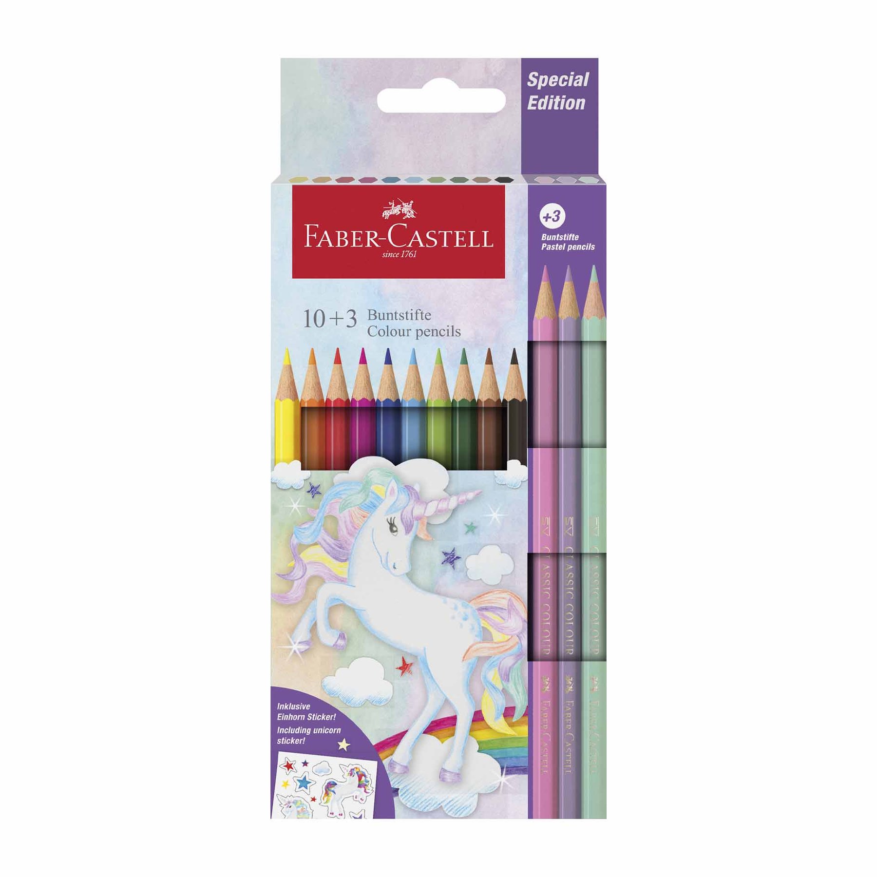 Faber-Castell Цветни моливи Еднорог