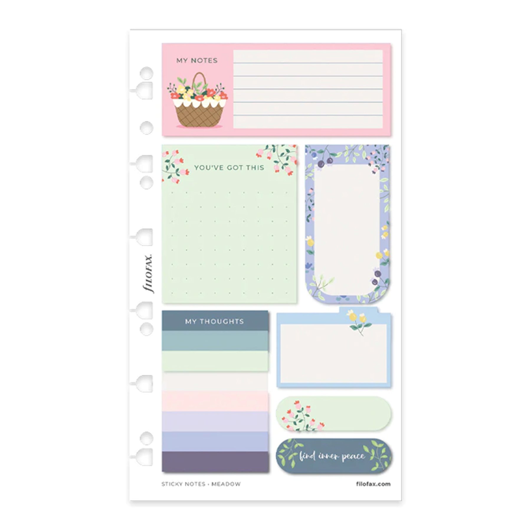 Filofax Самозалепващи се листчета Meadow - Image 2