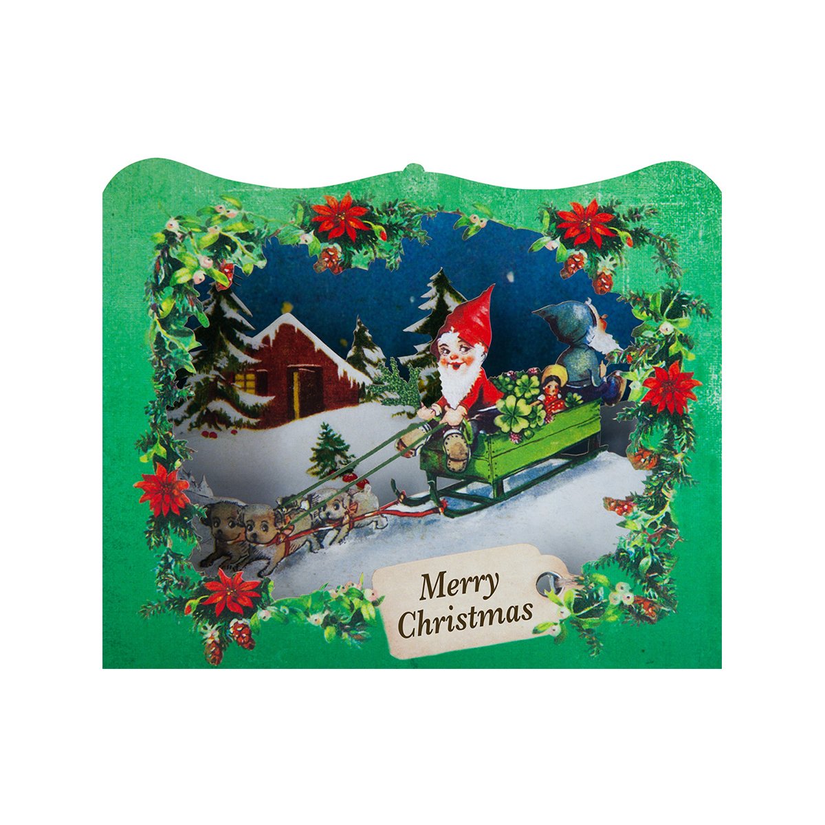 Gespaensterwald 3D Картичка Merry Christmas