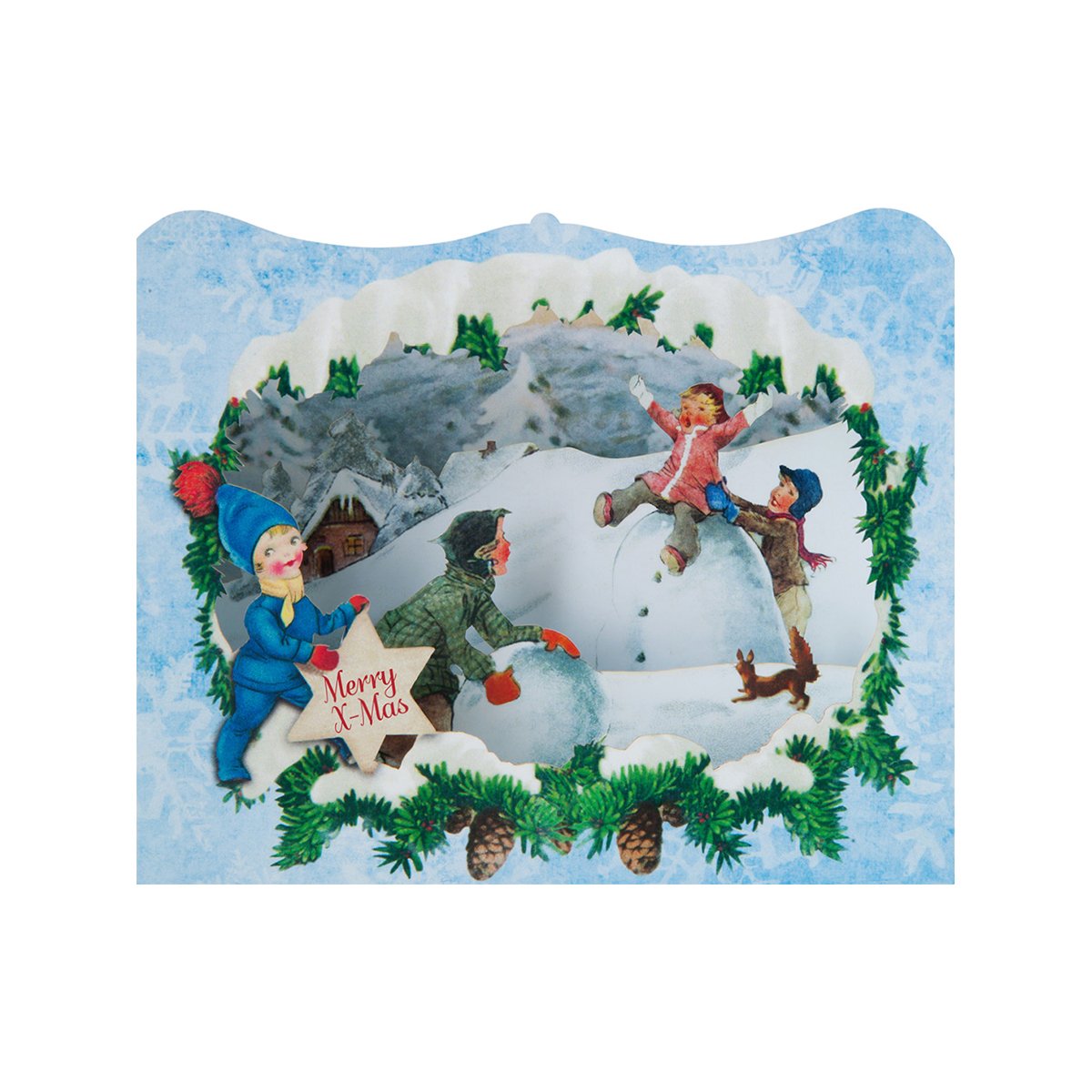 Gespaensterwald 3D Картичка Merry Christmas