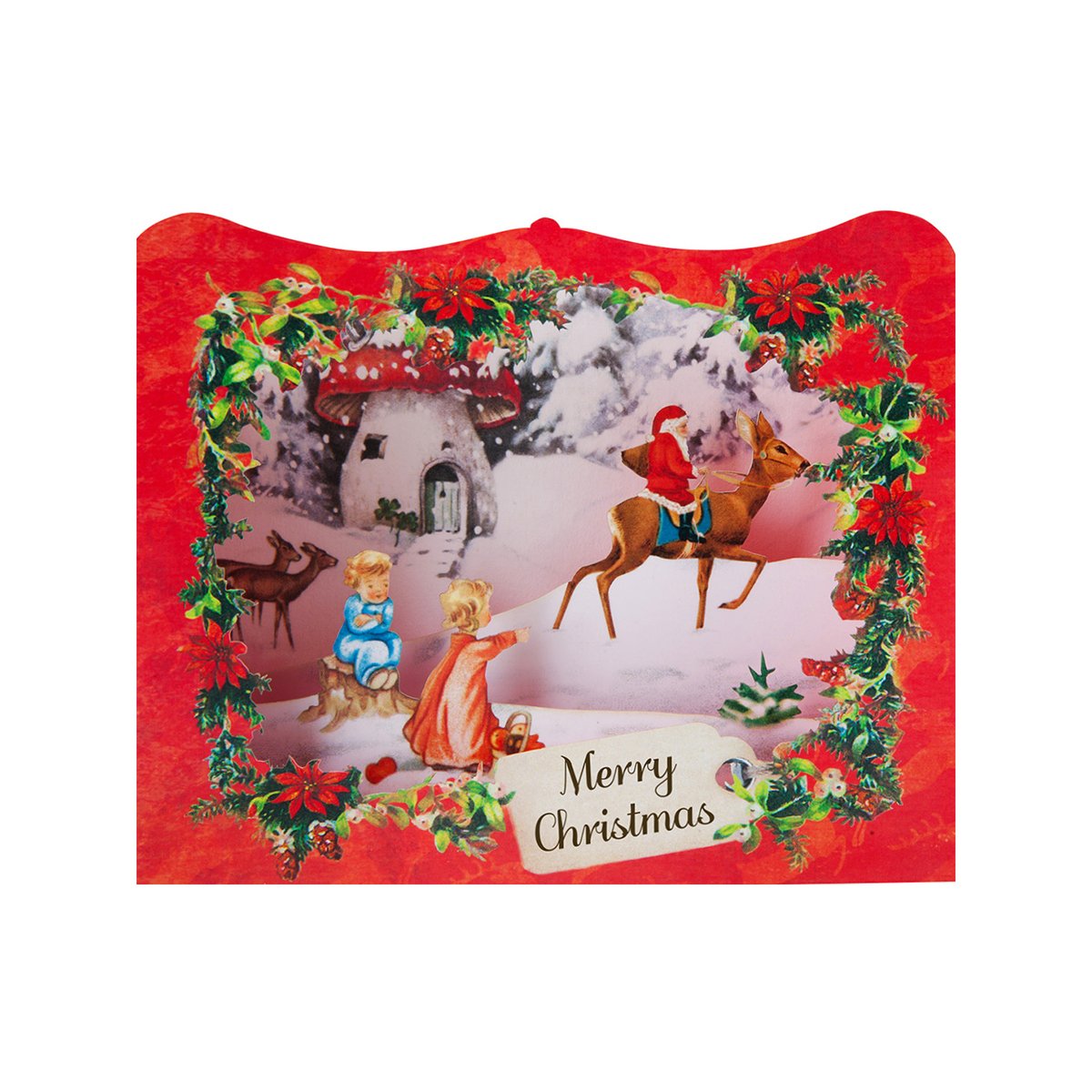 Gespaensterwald 3D Картичка Merry Christmas