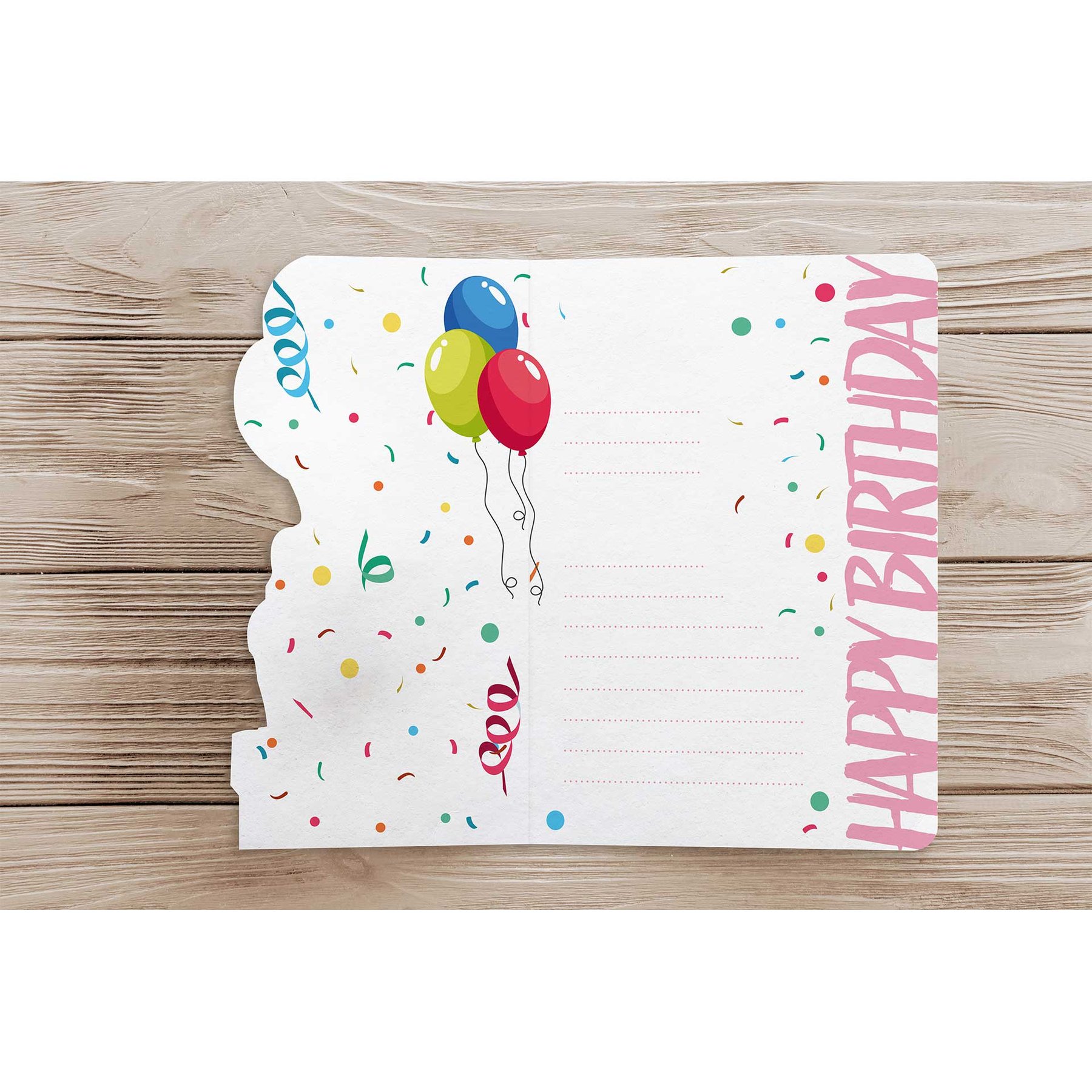 Gespaensterwald Картичка Fun-Cut, Happy Birthday - Image 3