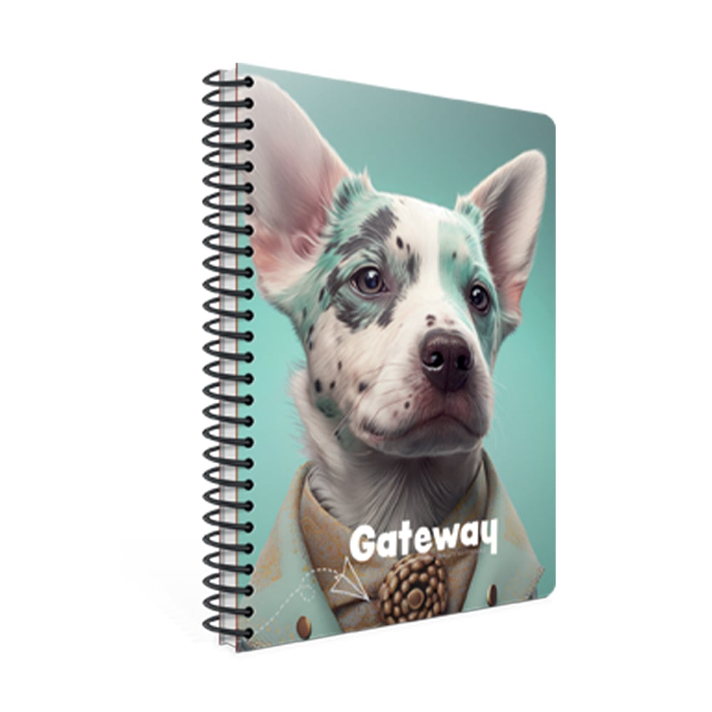 Gipta Тетрадка Gateway, А4, бяла хартия, малки квадратчета, PP корица, със спирала, 80 листа - Image 8