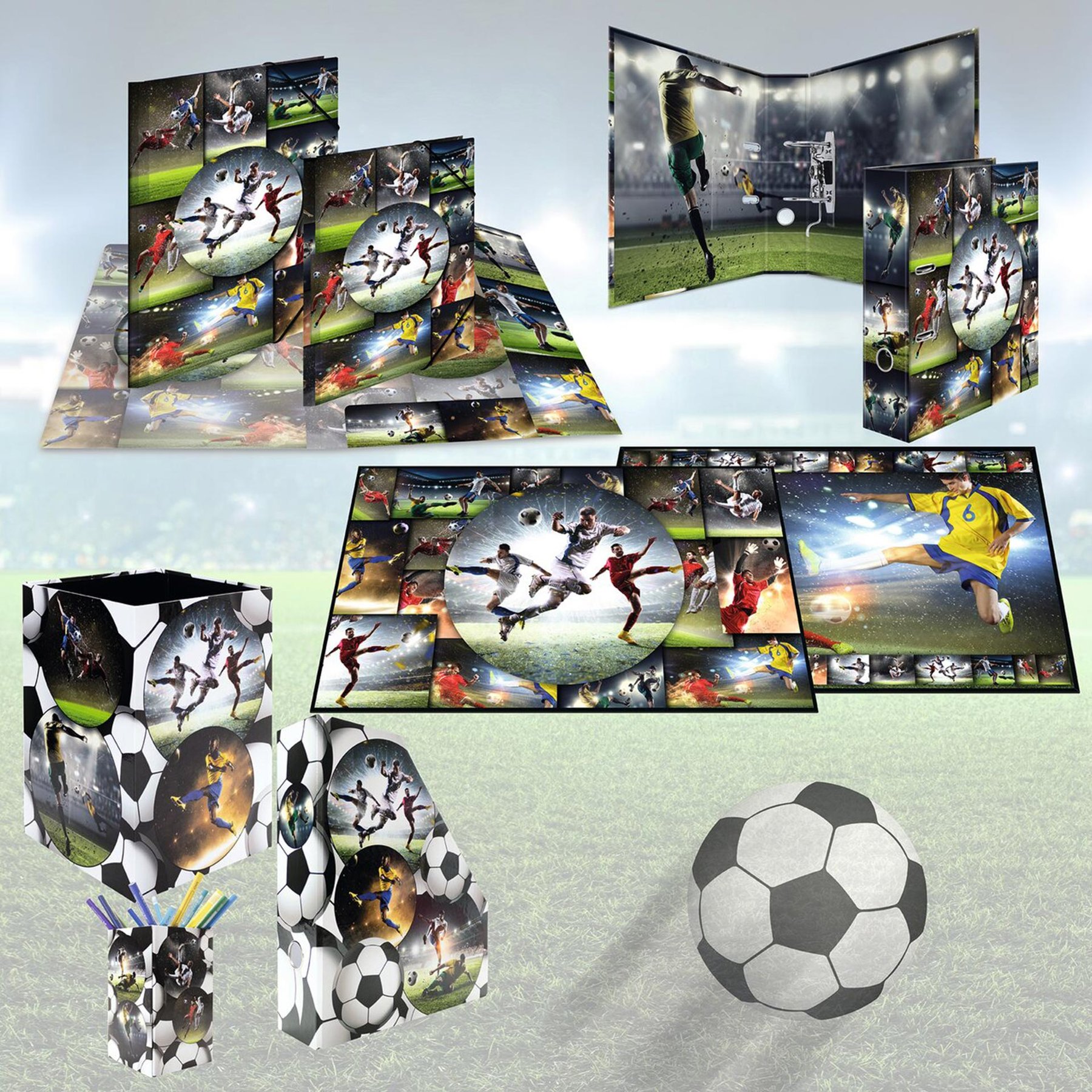 Herma Класьор Football, картонен, 7 cm - Image 4