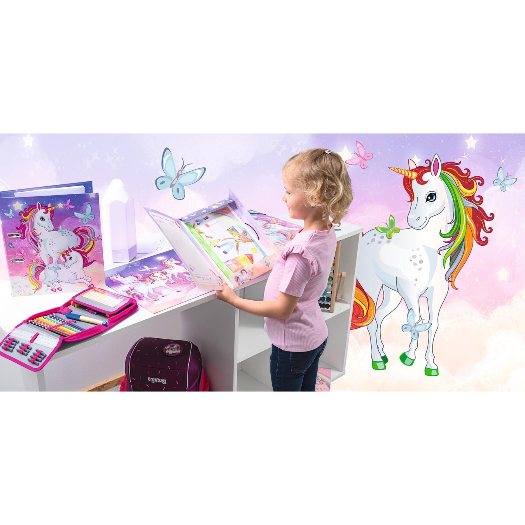 Herma Подложка за бюро Unicorn, картонена - Image 3