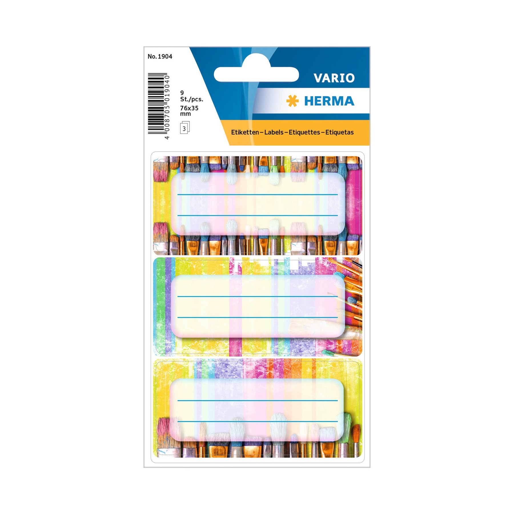 Herma Самозалепващи се етикети Акварелни четки