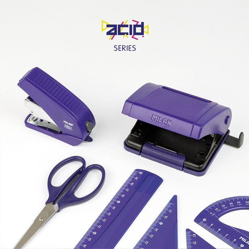 Milan Чертожен комплект Acid Flex & Resistant, 4 части, син - Image 5